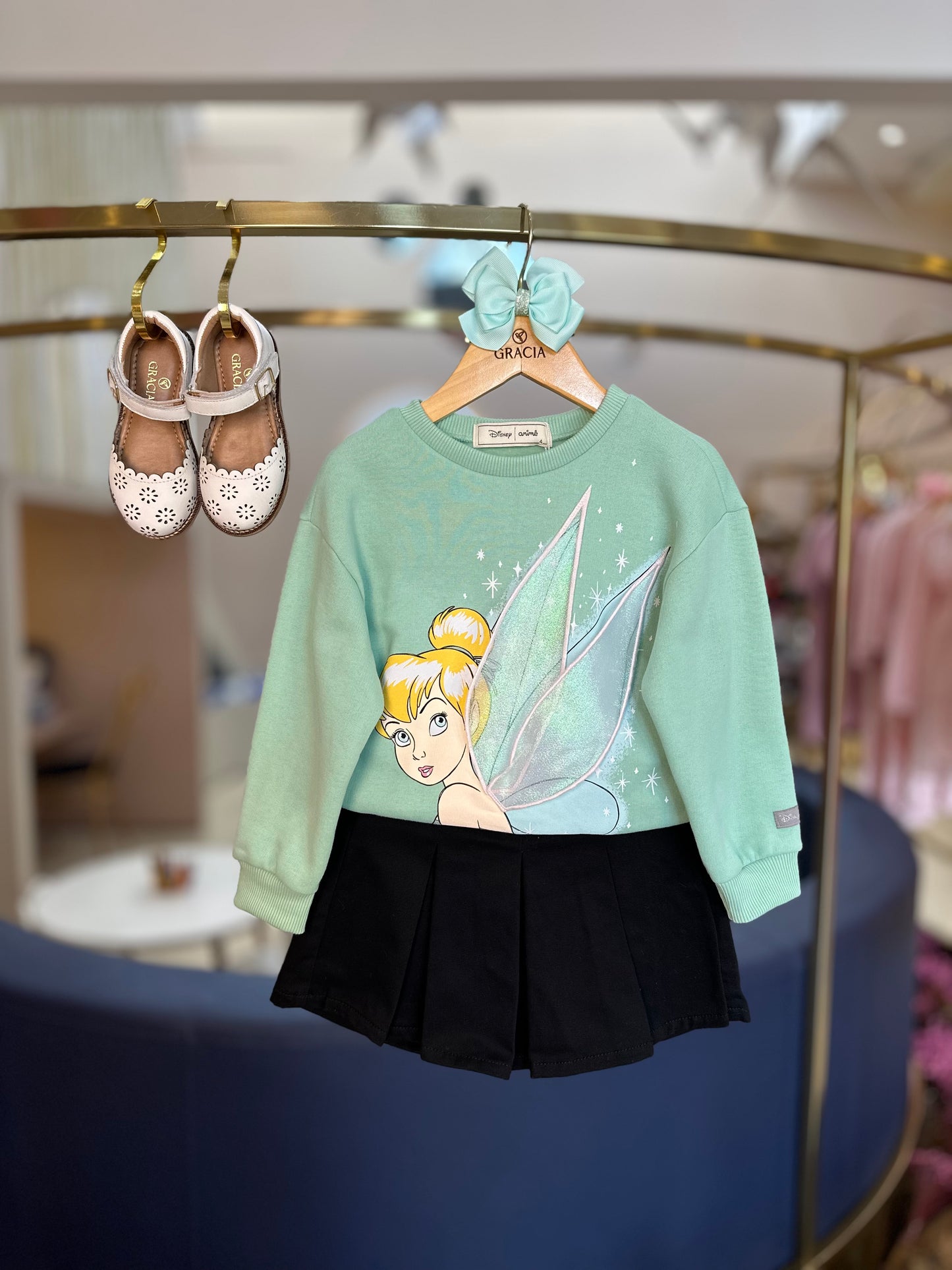 Casaco Infantil TInkerBell com Asas - Animê