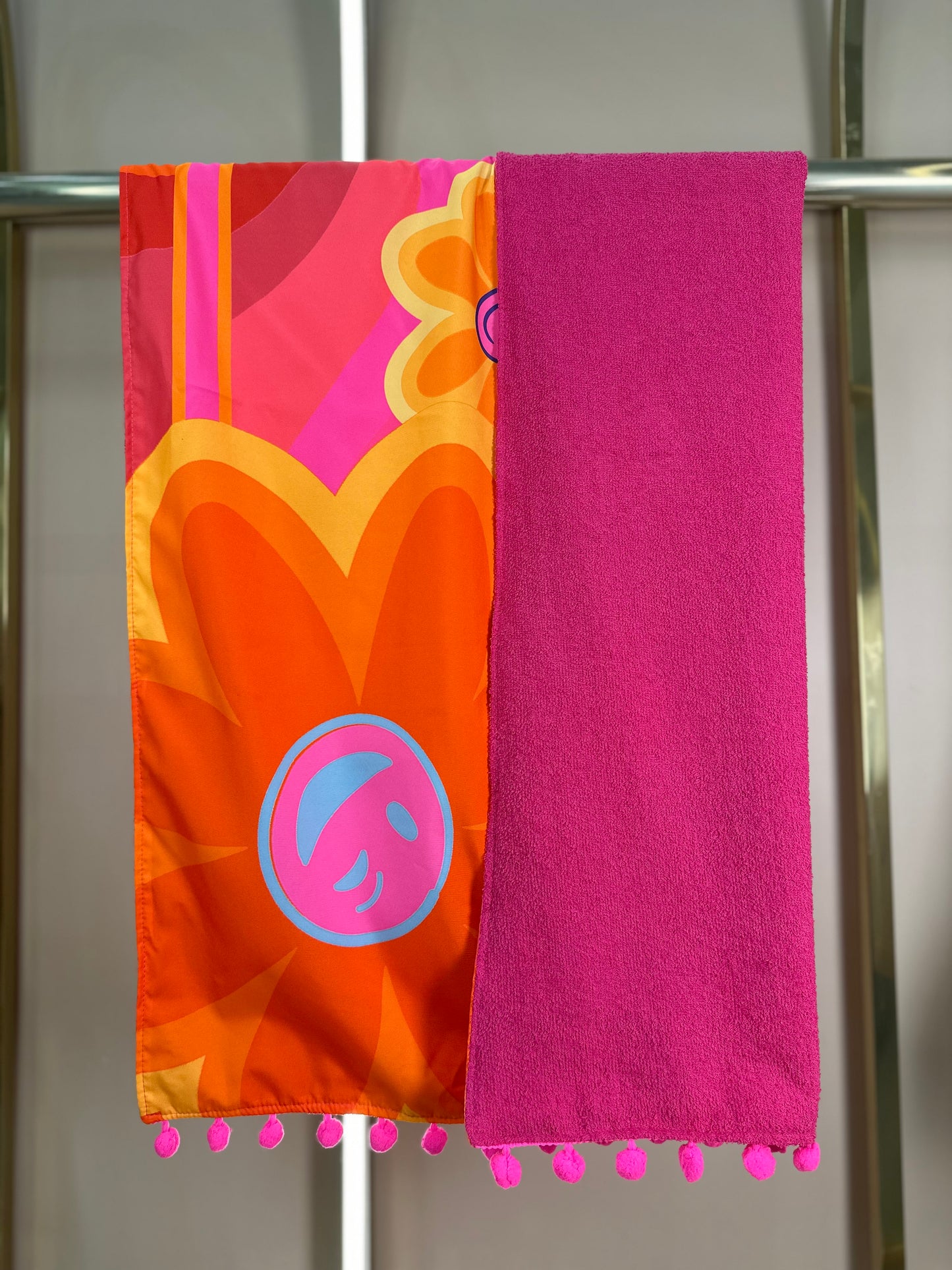 Toalha de Praia Infantil Cristal Happy Flower - Siri Kids