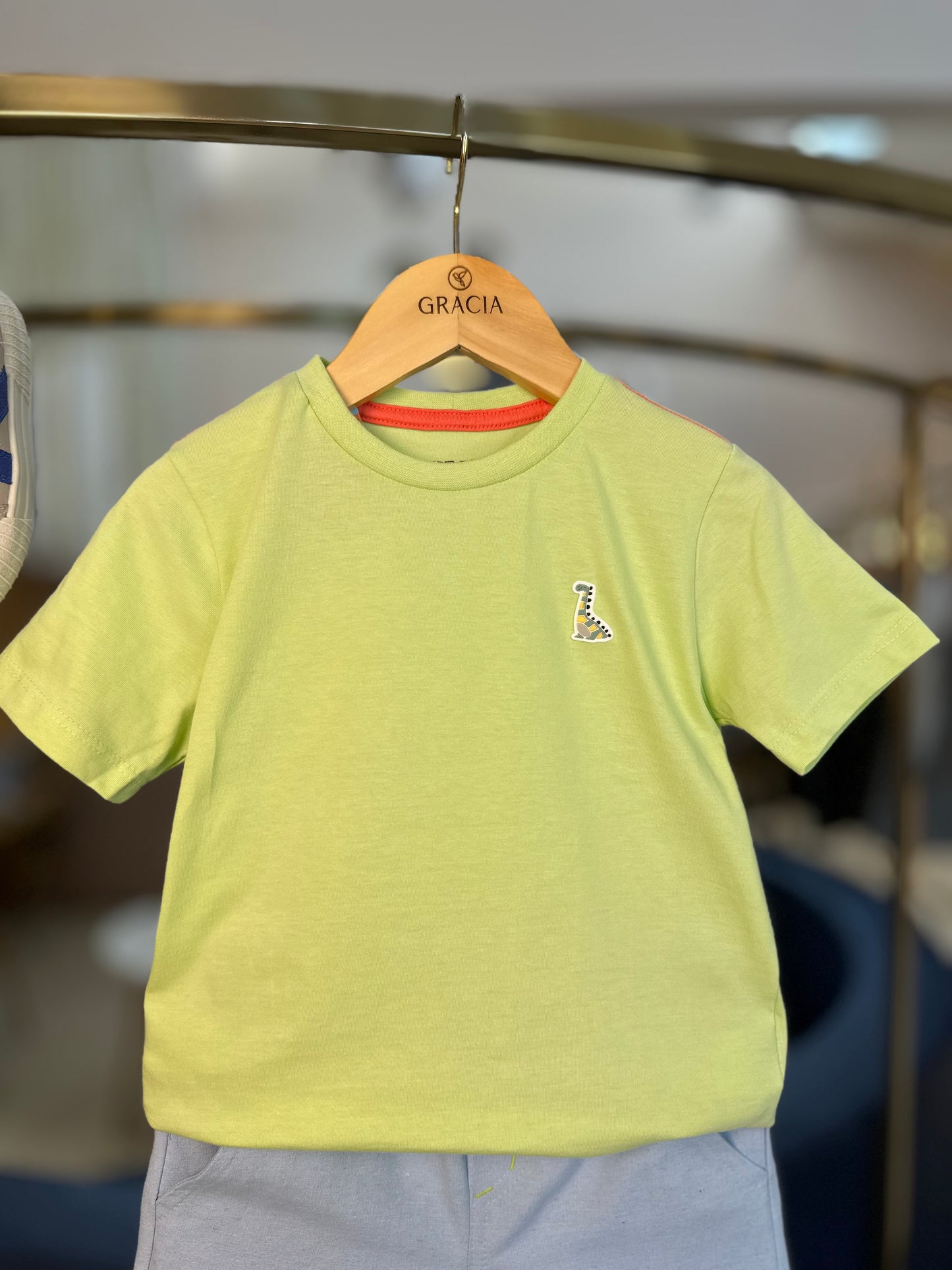 Conjunto Infantil Camiseta de Algodão e Bermuda de Sarja Ecológica - Beabá