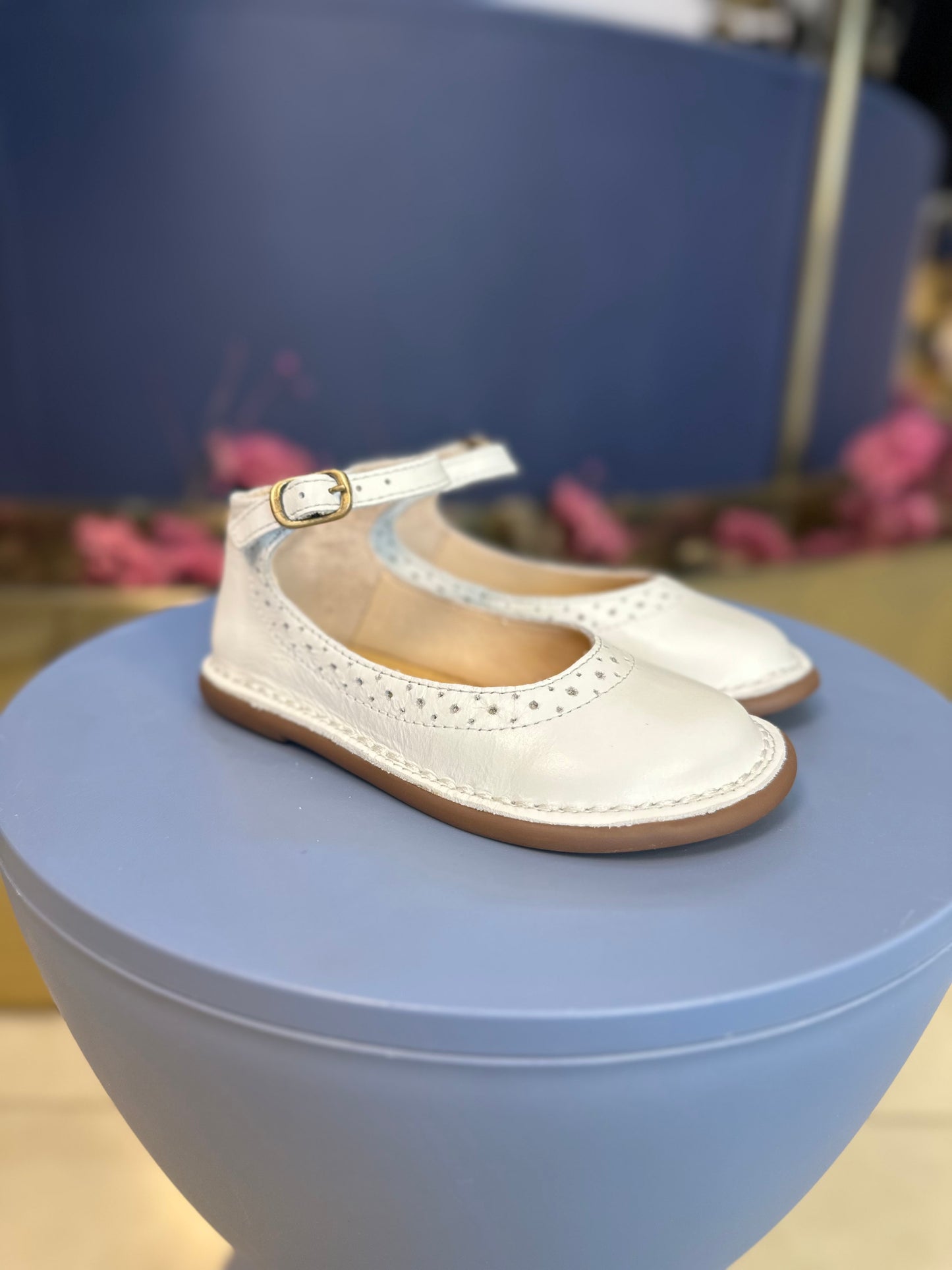 Sapato Infantil Patinete Branco - Petit Cheval