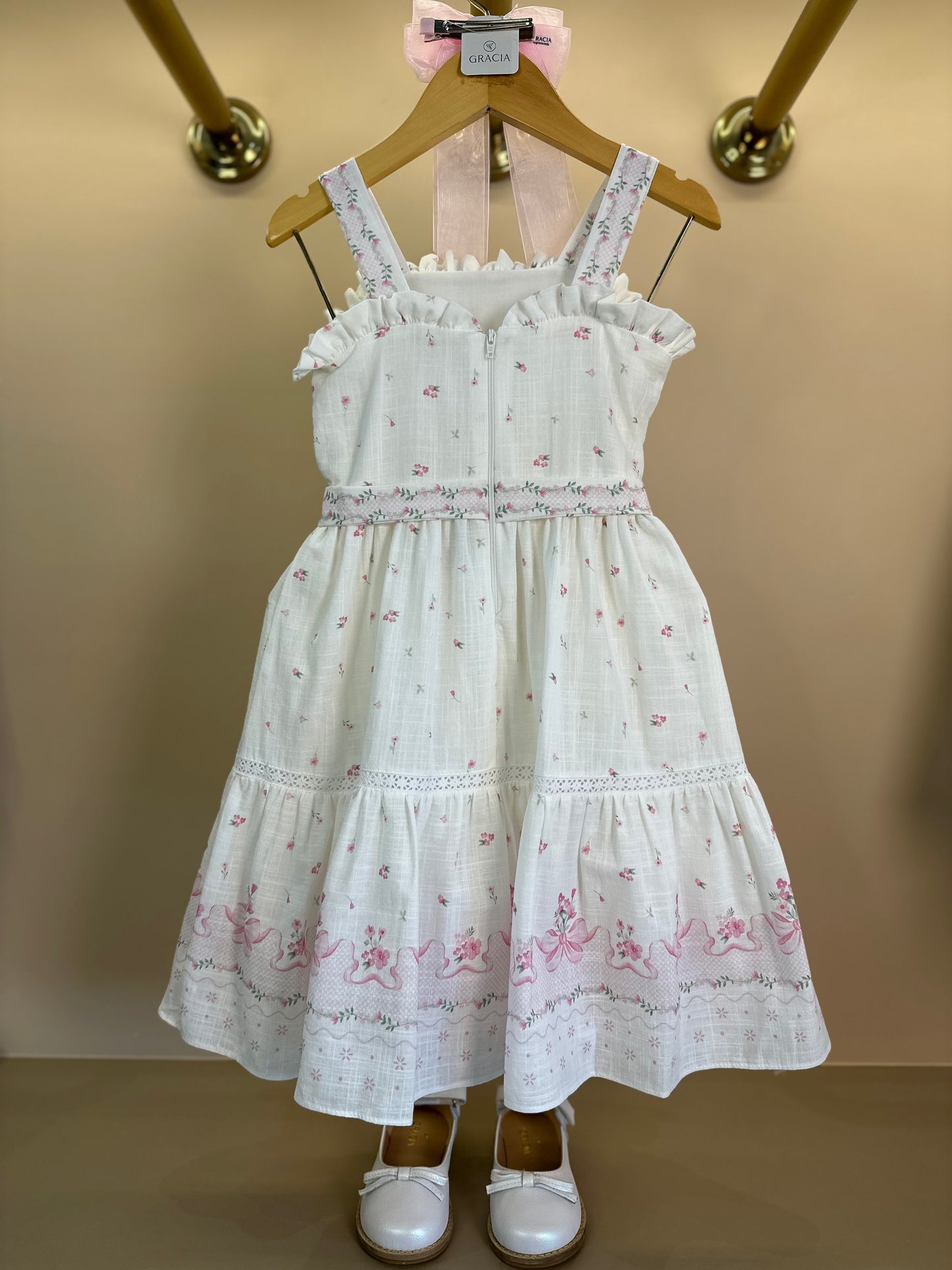 Vestido Infantil Algodão Little Flowers - Petit Cherie
