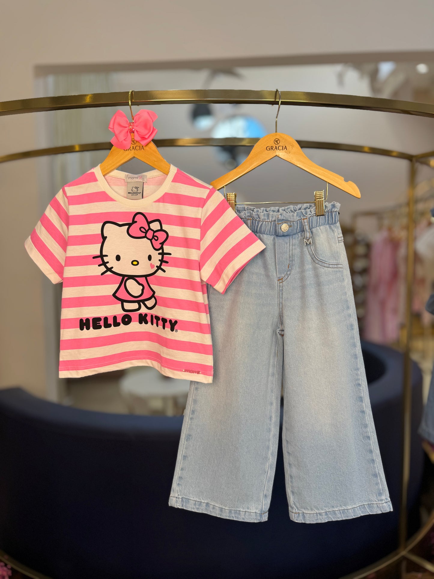 Calça Jeans Infantil Cós Clochard - Momi