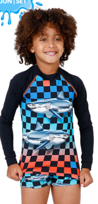 Conjunto Infantil Lucca Est. Shark - Siri Kids