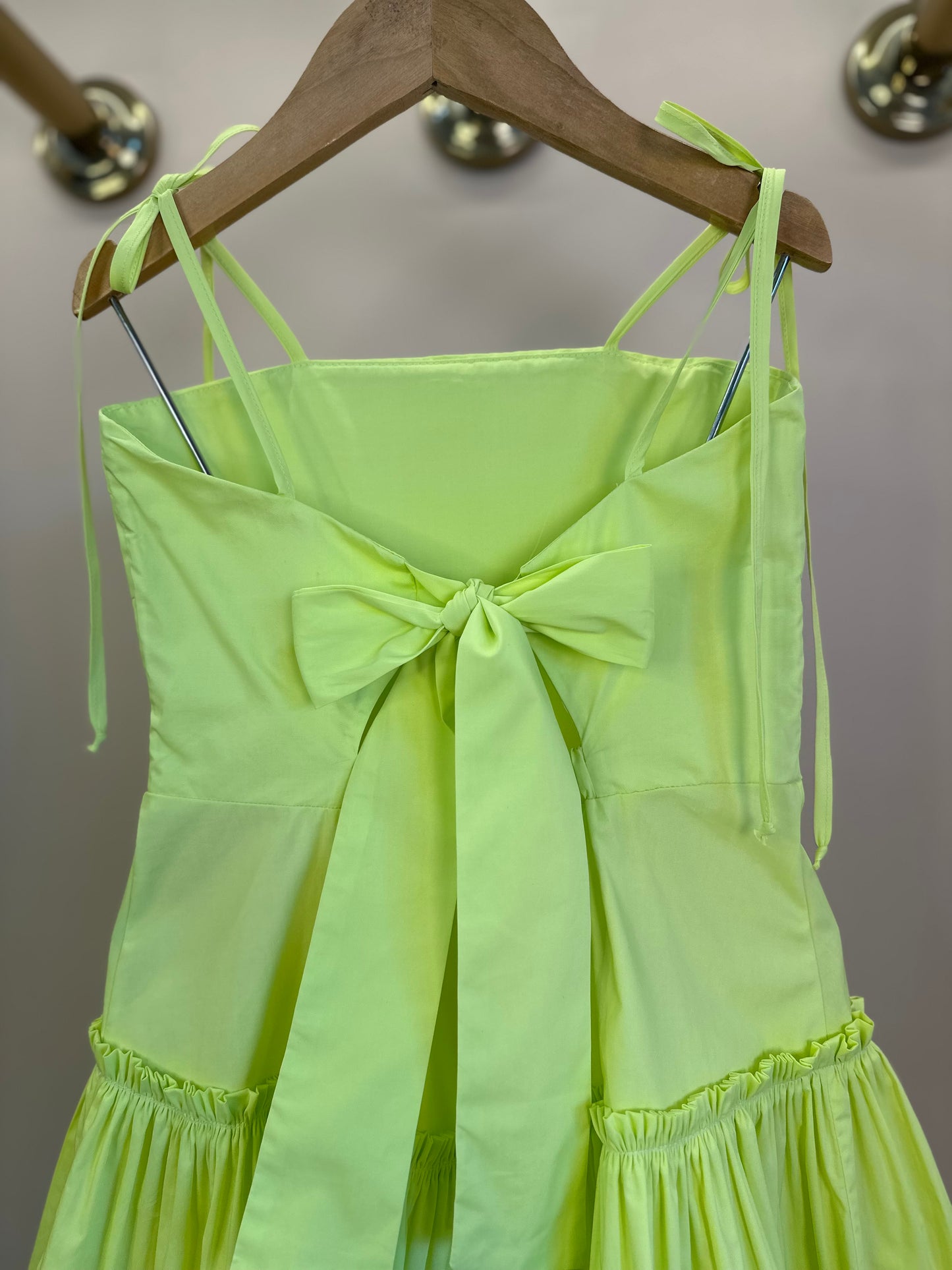 Vestido Infantil Algodão Tomas Laço Costas Lima - Petit Cherie