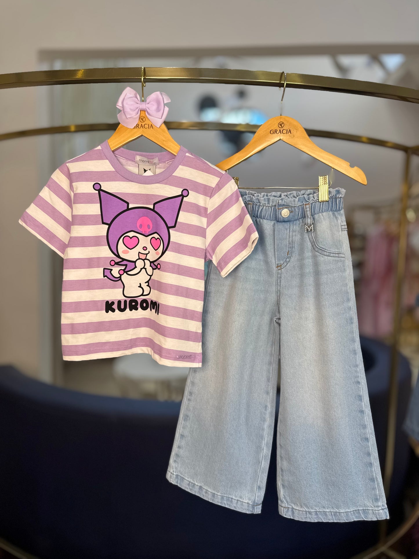 Calça Jeans Infantil Cós Clochard - Momi