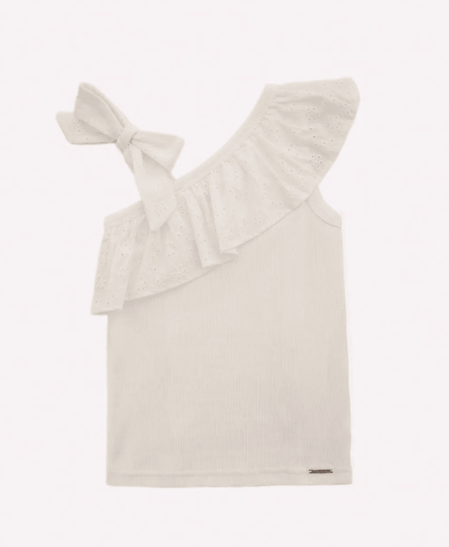 Blusa Babado Broderi Pituchinhus - Gracia