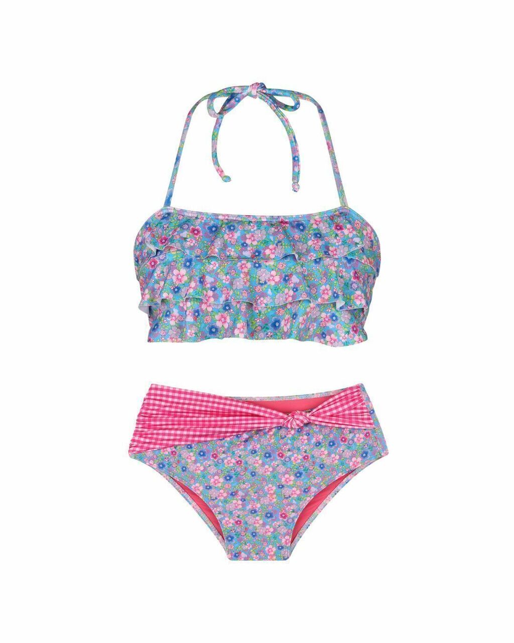 Biquíni Infantil Babado Floral - L'été