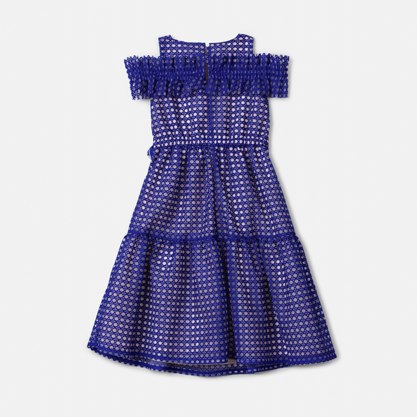 Vestido Infantil Tule Bordado Midnight - Animê
