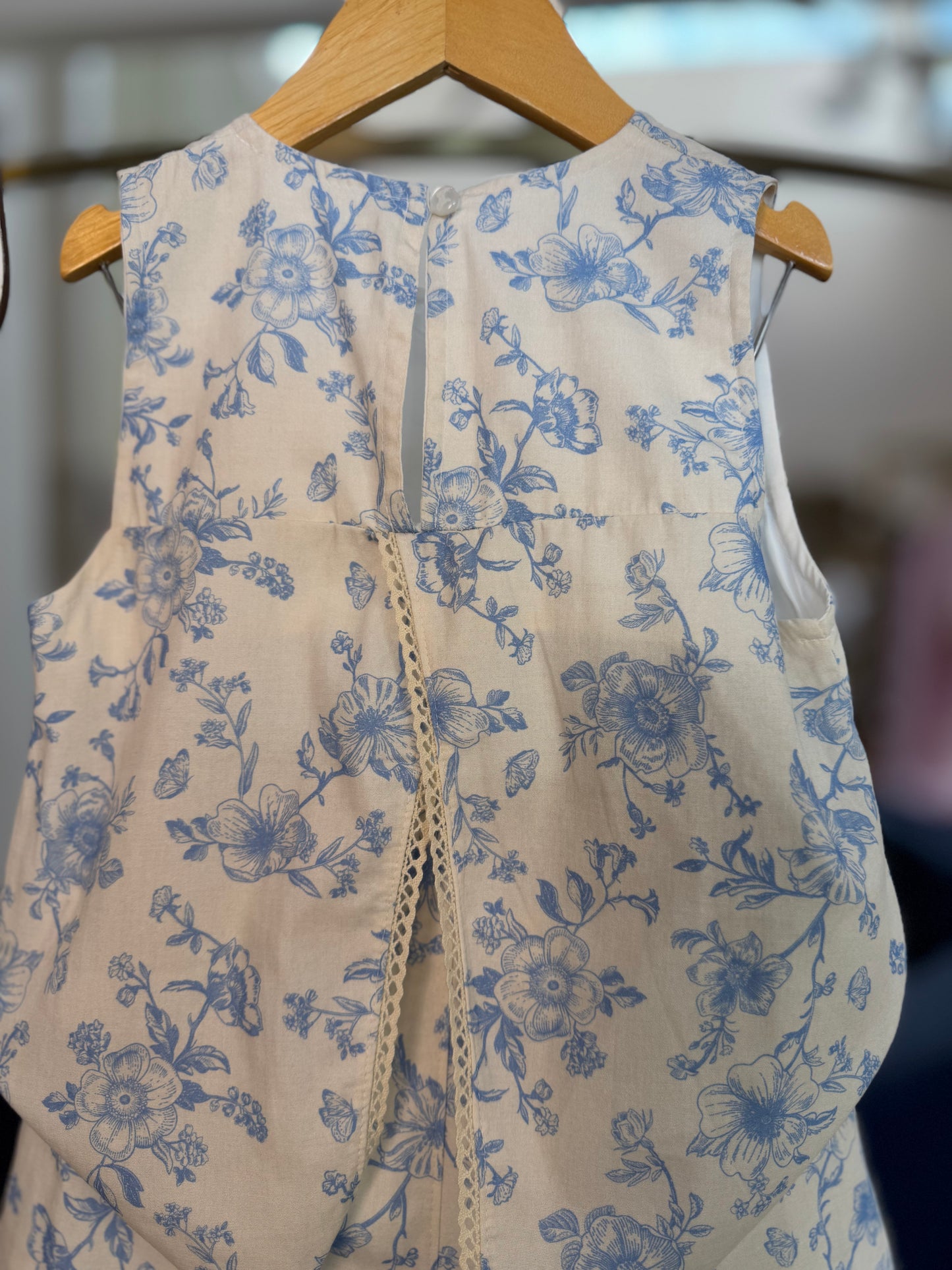 Conjunto Infantil Blusa e Shorts Algodão Toile Du Jour Azul - Charpey