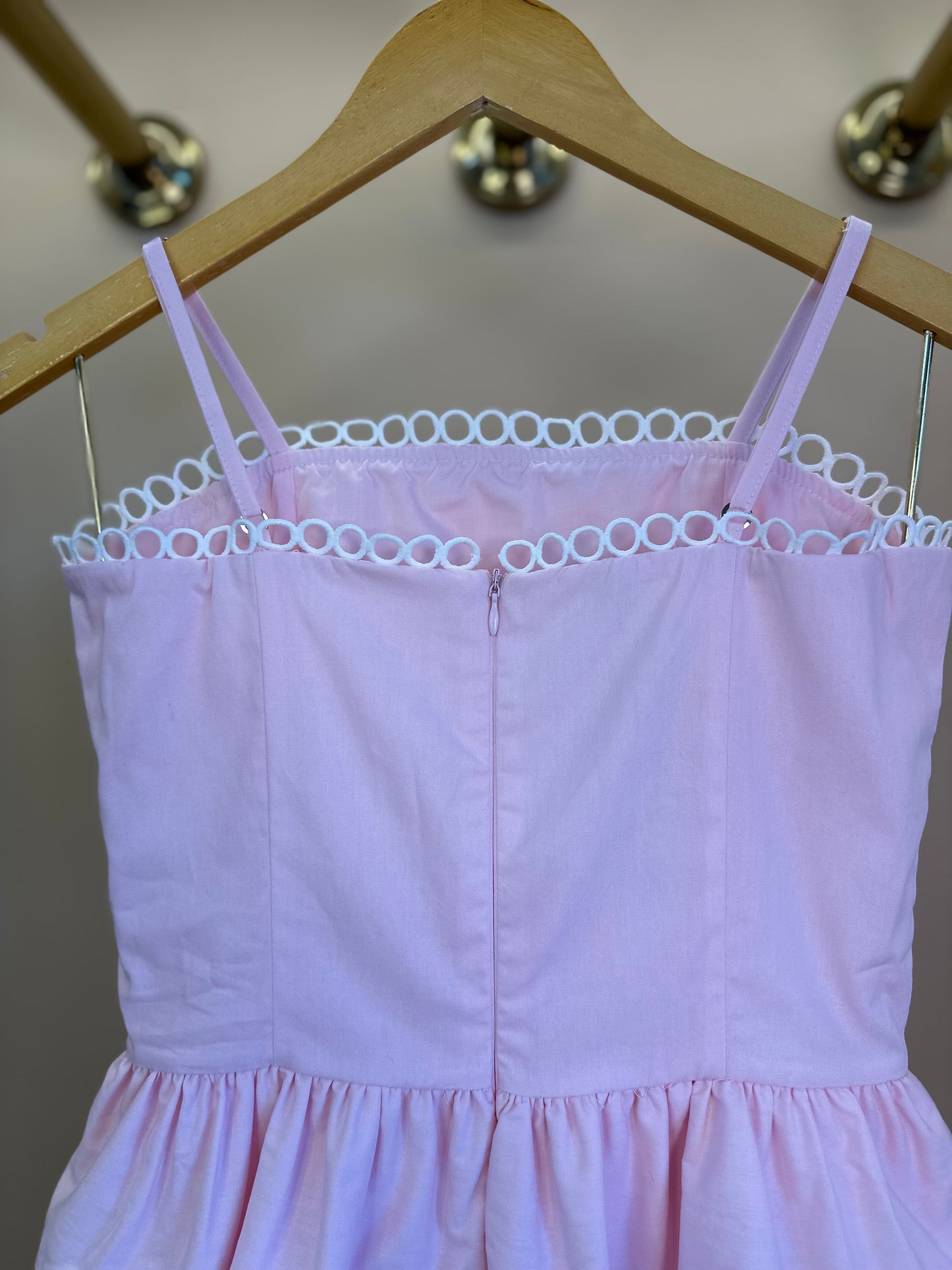 Vestido Teen Camadas Babados Rosa Claro - Two In