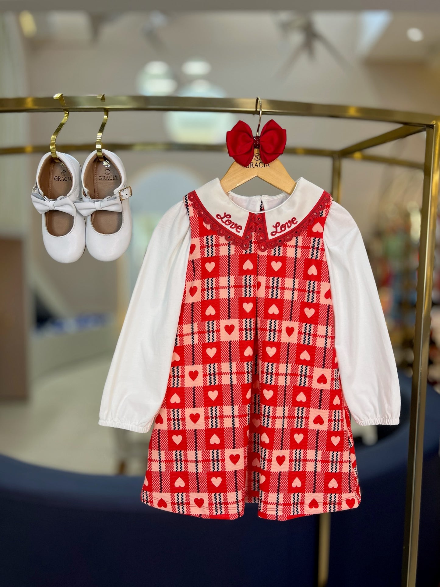 Camisa Infantil de Algodão com Gola LOVE - Beabá