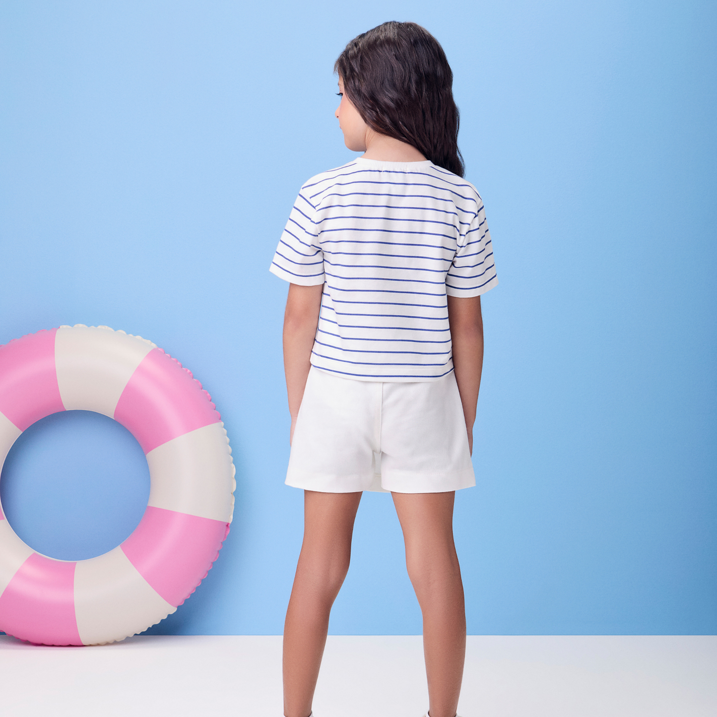 Conjunto Infantil Blusa e Shorts Hello Kitty Navy - Momi PRÉ-VENDA