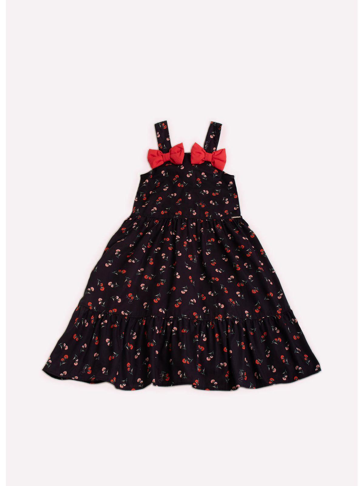 Vestido Maxi Laços est Cravos Pituchinhus - Gracia