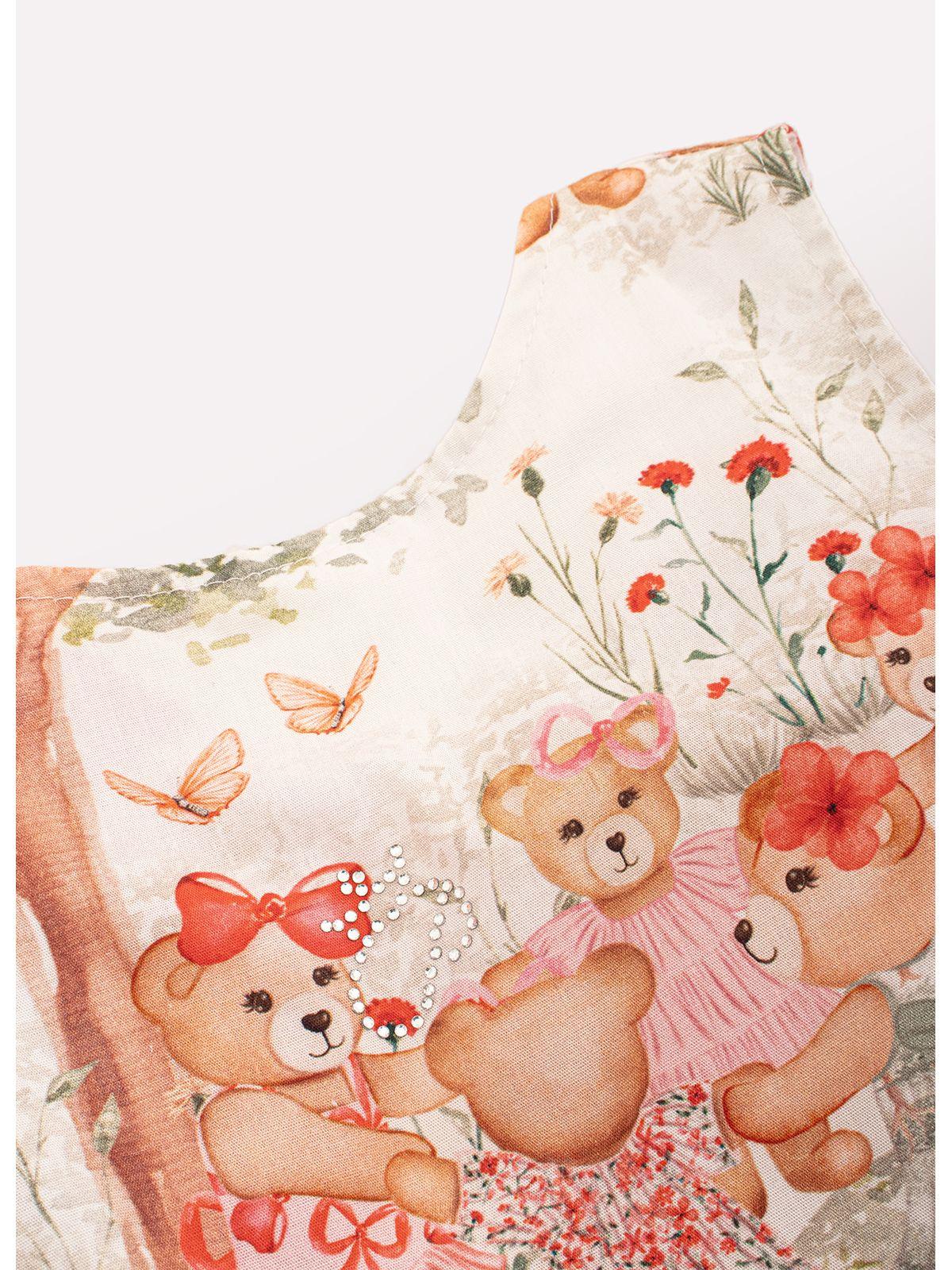 Vestido Estampado Árvore Laço Pituchinhus - Gracia