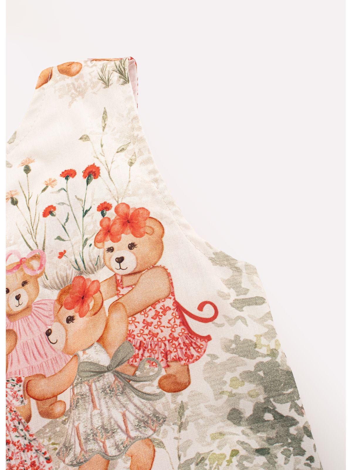 Vestido Estampado Árvore Laço Pituchinhus - Gracia