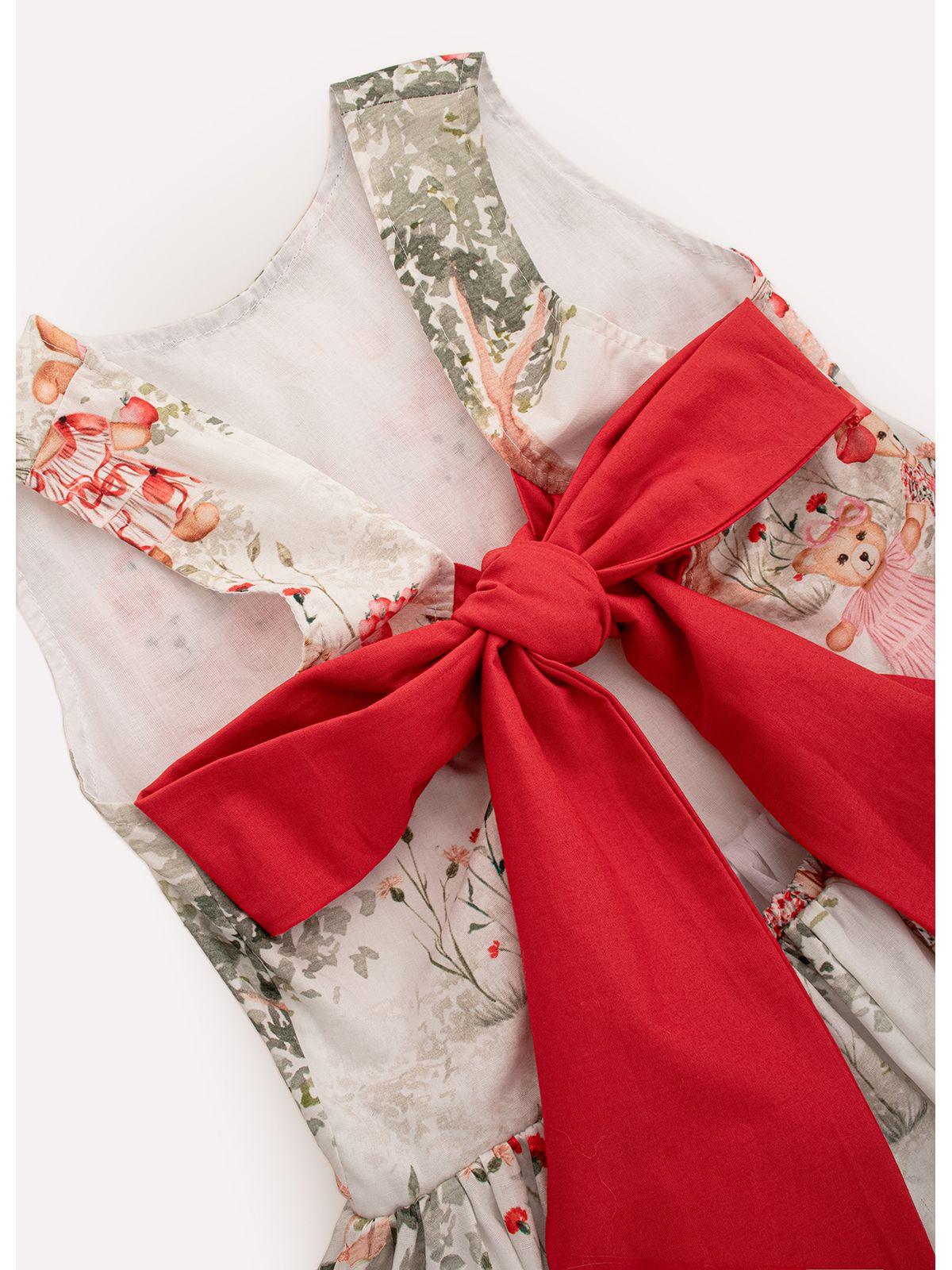 Vestido Estampado Árvore Laço Pituchinhus - Gracia