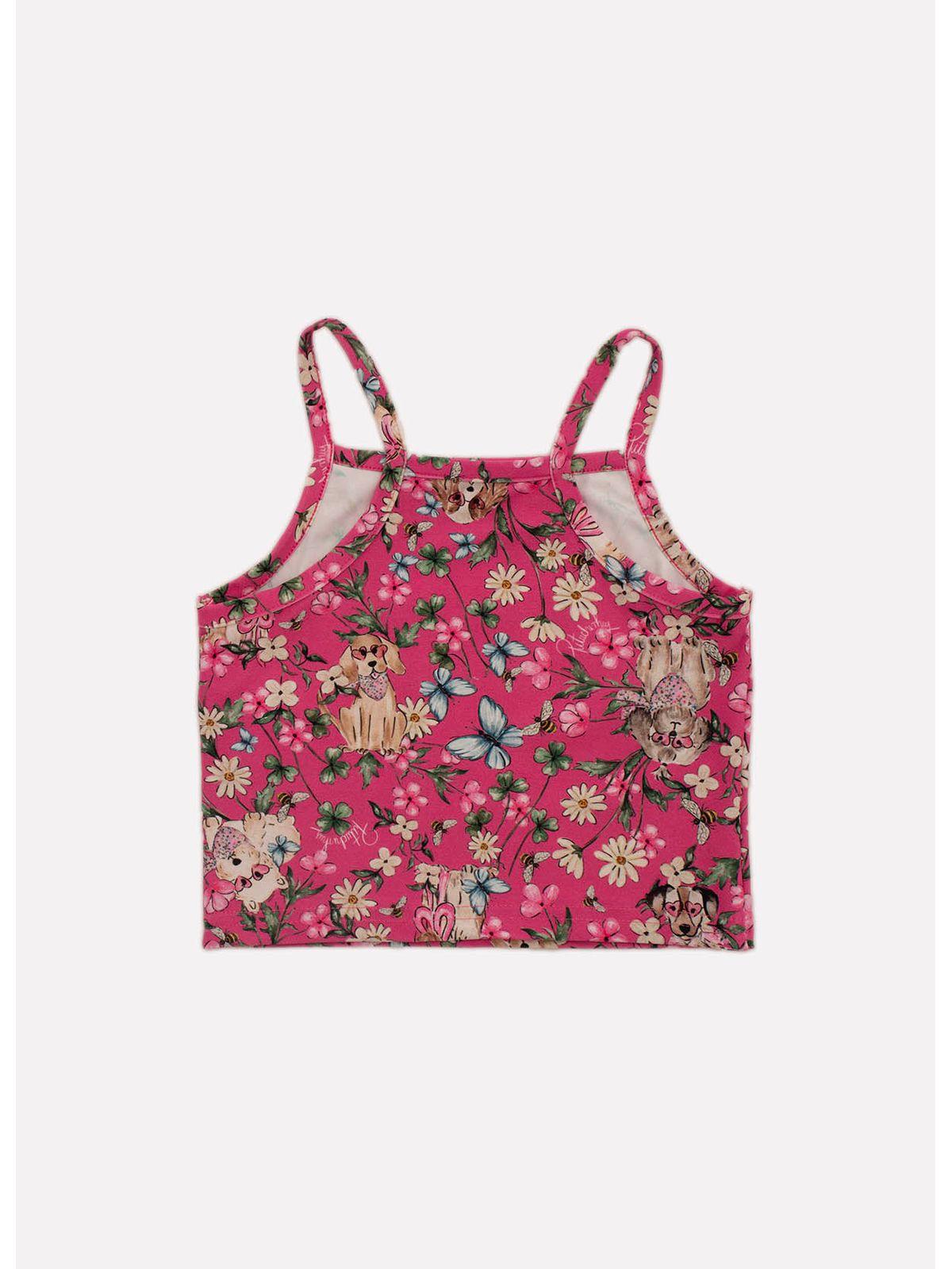 Blusa Cropped Light Multiflores - Pituchinhus - Gracia