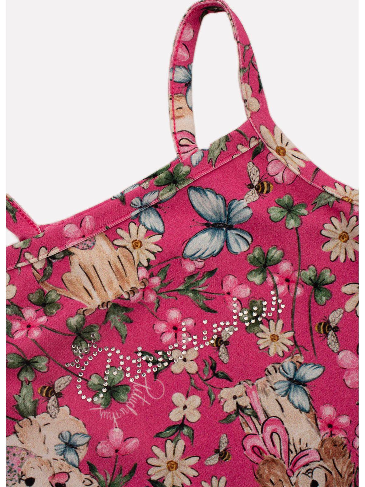 Blusa Cropped Light Multiflores - Pituchinhus - Gracia