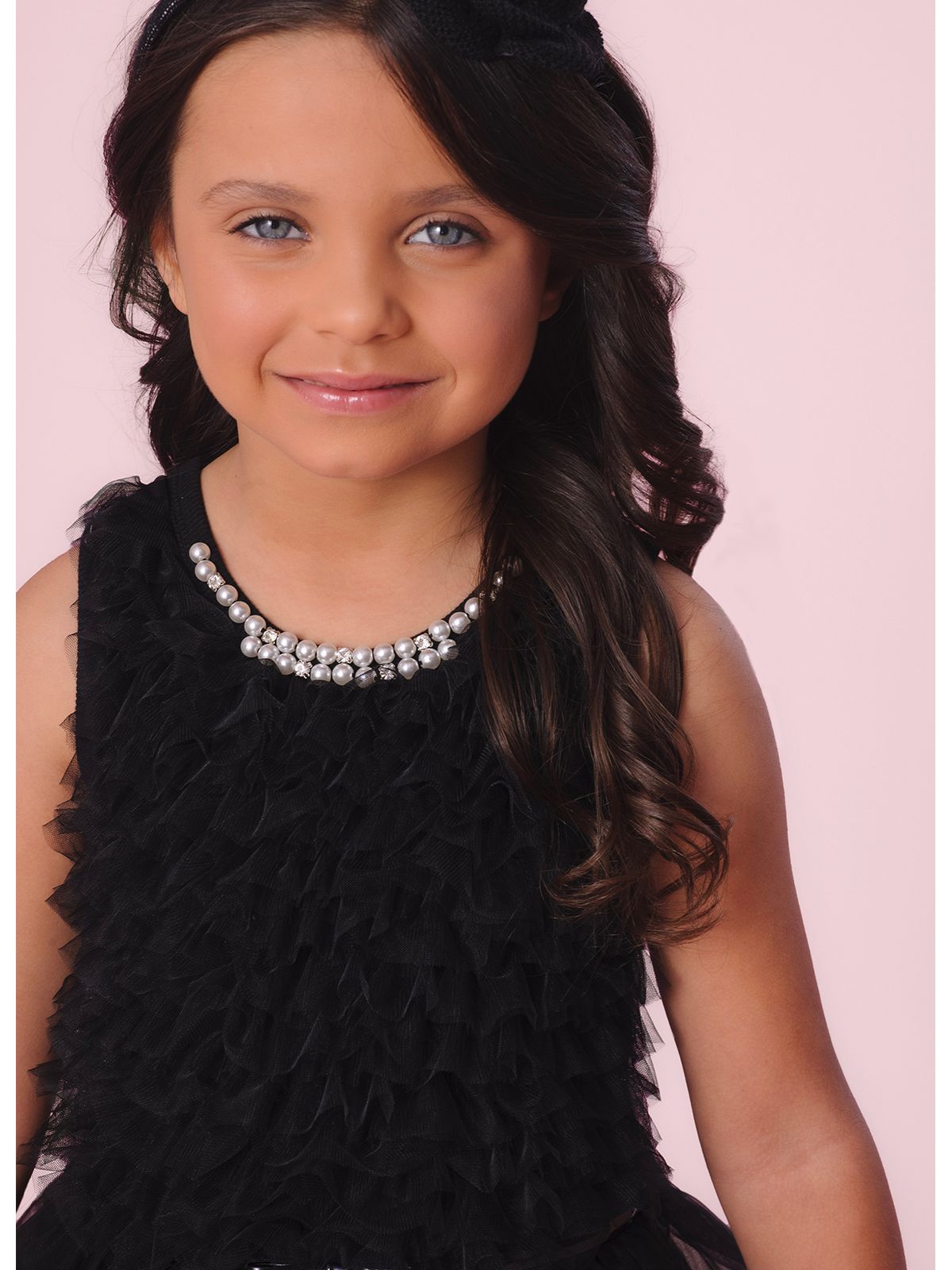 Vestido Infantil Festa Frufru Babados com Cinto - Pituchinhus PRÉ-VENDA