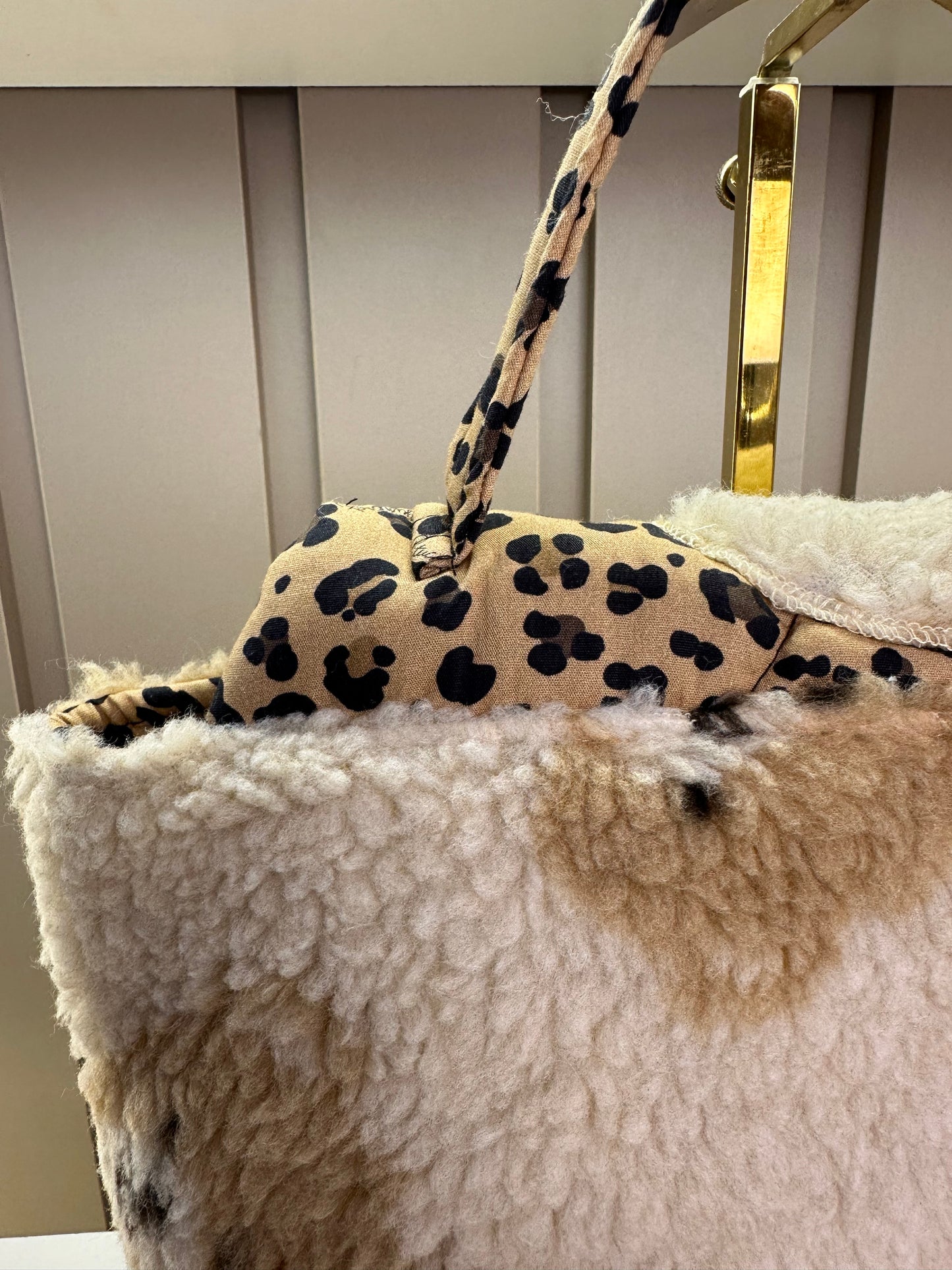 Bolsa Infantil Teddy Ursinhas Detalhes Oncinhas - Pituchinhus
