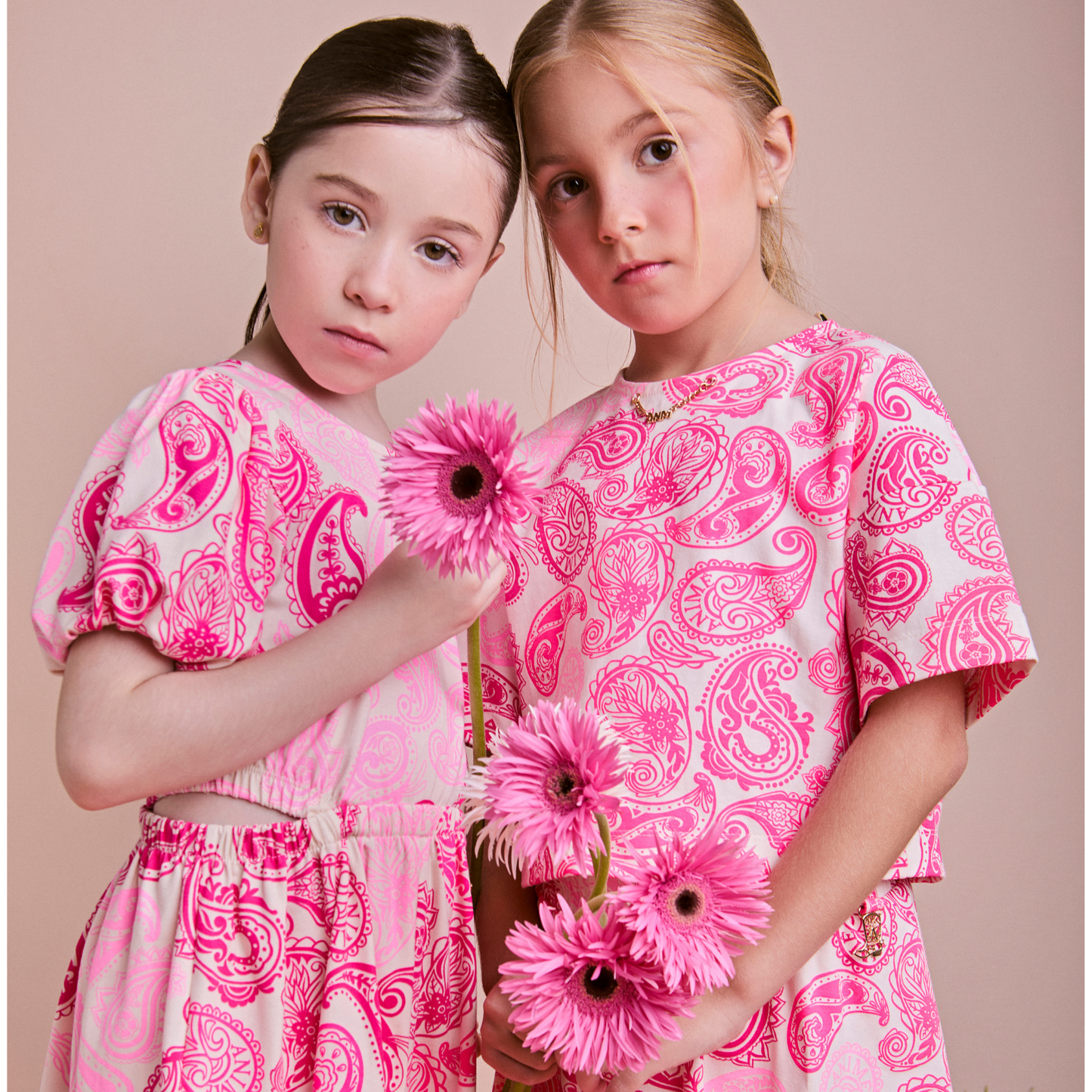 Conjunto Infantil Blusa e Saia Paisley ANM - Animê