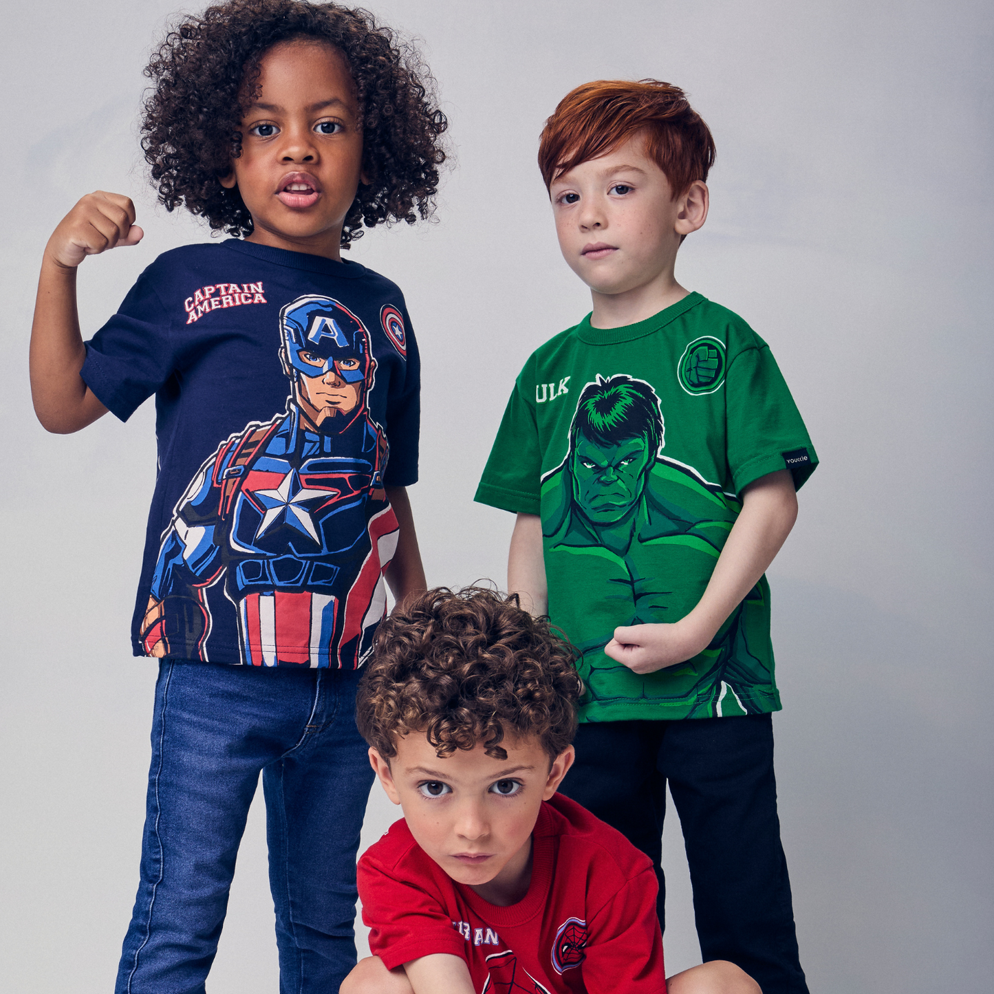 Camiseta Infantil Capitão América Licenciada Marvel - Youccie
