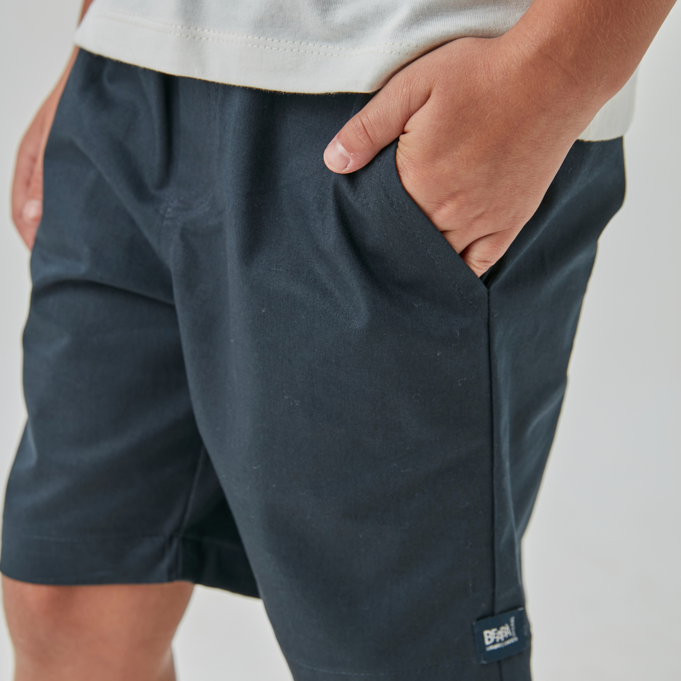 Conjunto Infantil Camiseta Algodão Big Wave e Shorts Azul - Beabá PRÉ-VENDA