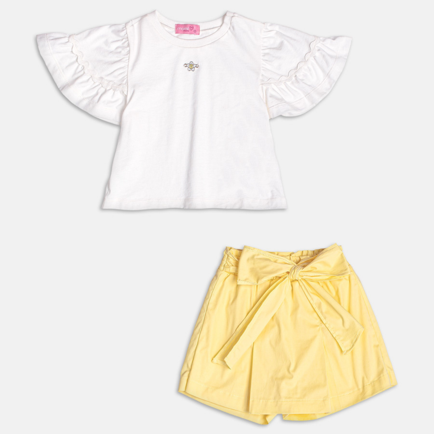 Conjunto Infantil Blusa e Shorts Petit Sunny - Momi PRÉ-VENDA