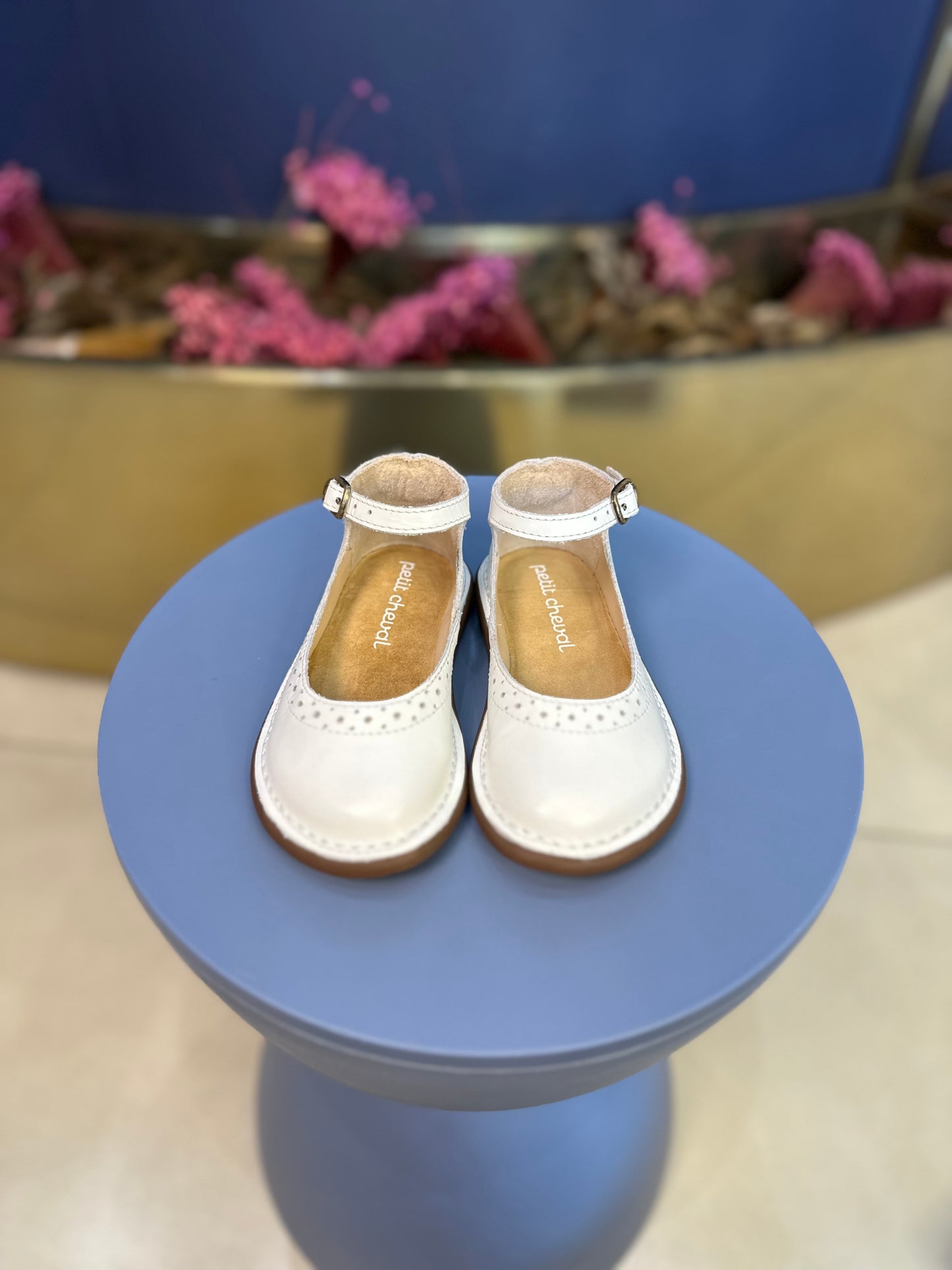 Sapato Infantil Patinete Branco - Petit Cheval