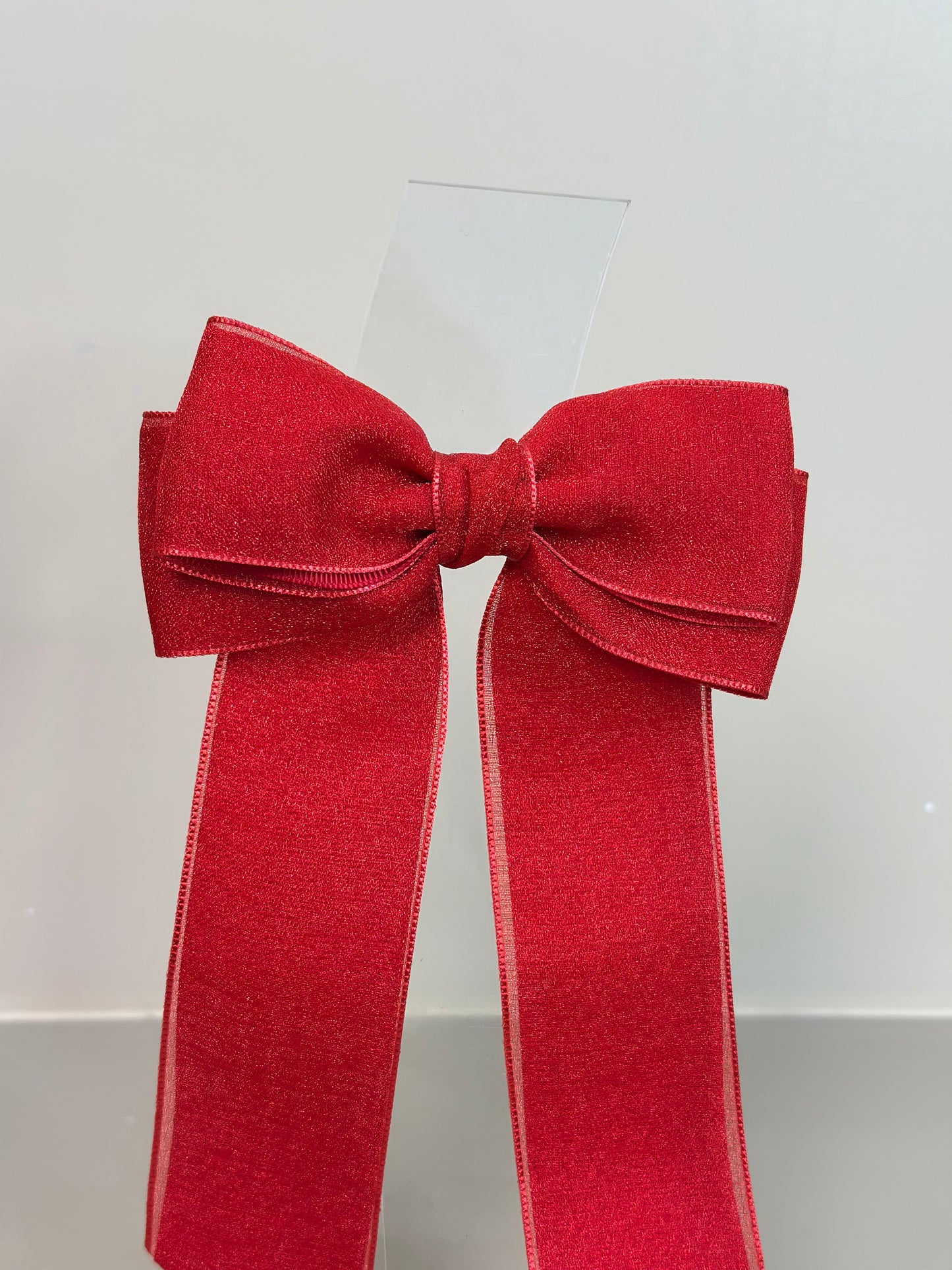 Laço Infantil Special Alongado Organza Red - Gracia