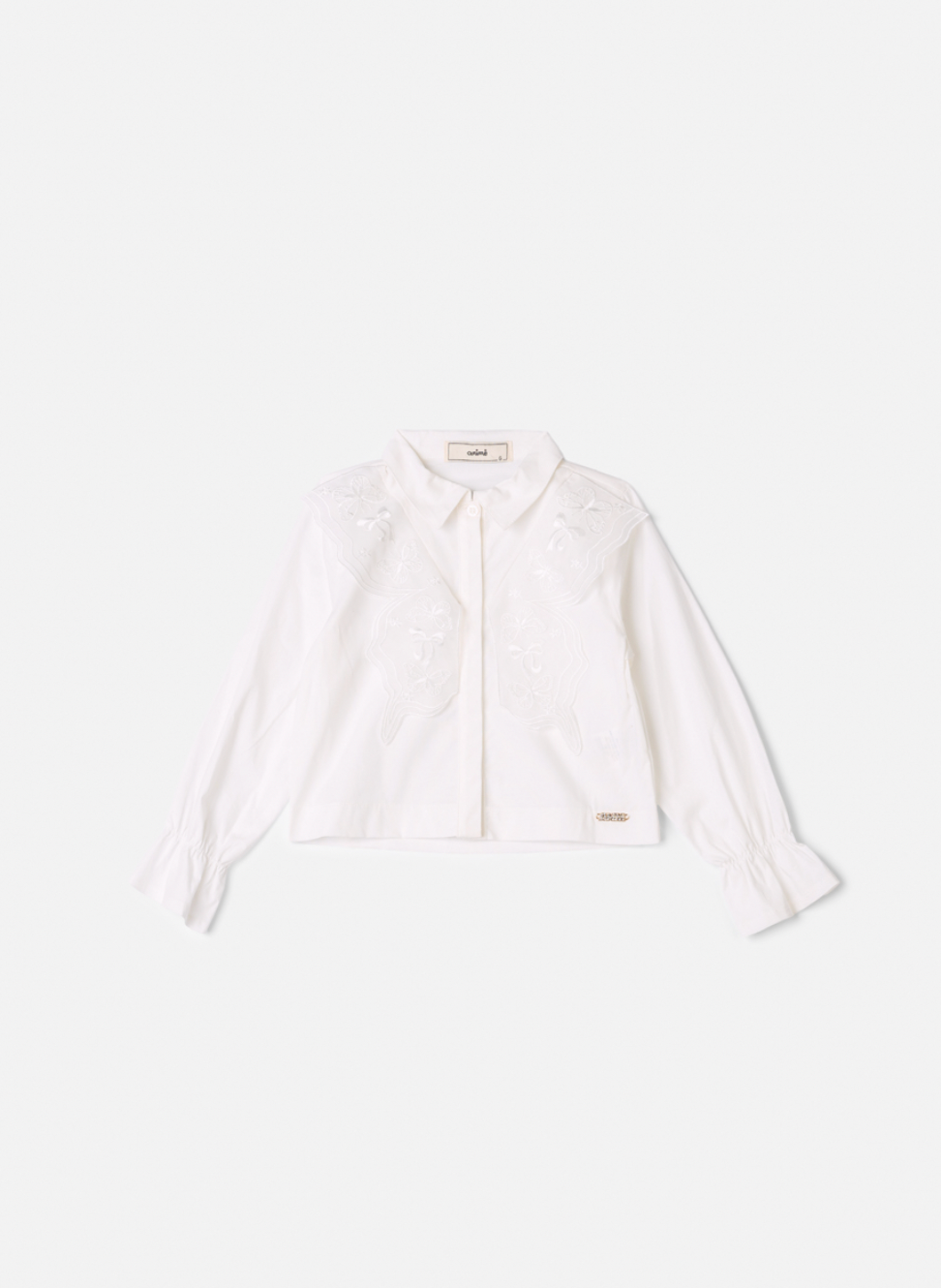 Camisa Infantil Conceito Borboleta Off White - Animê