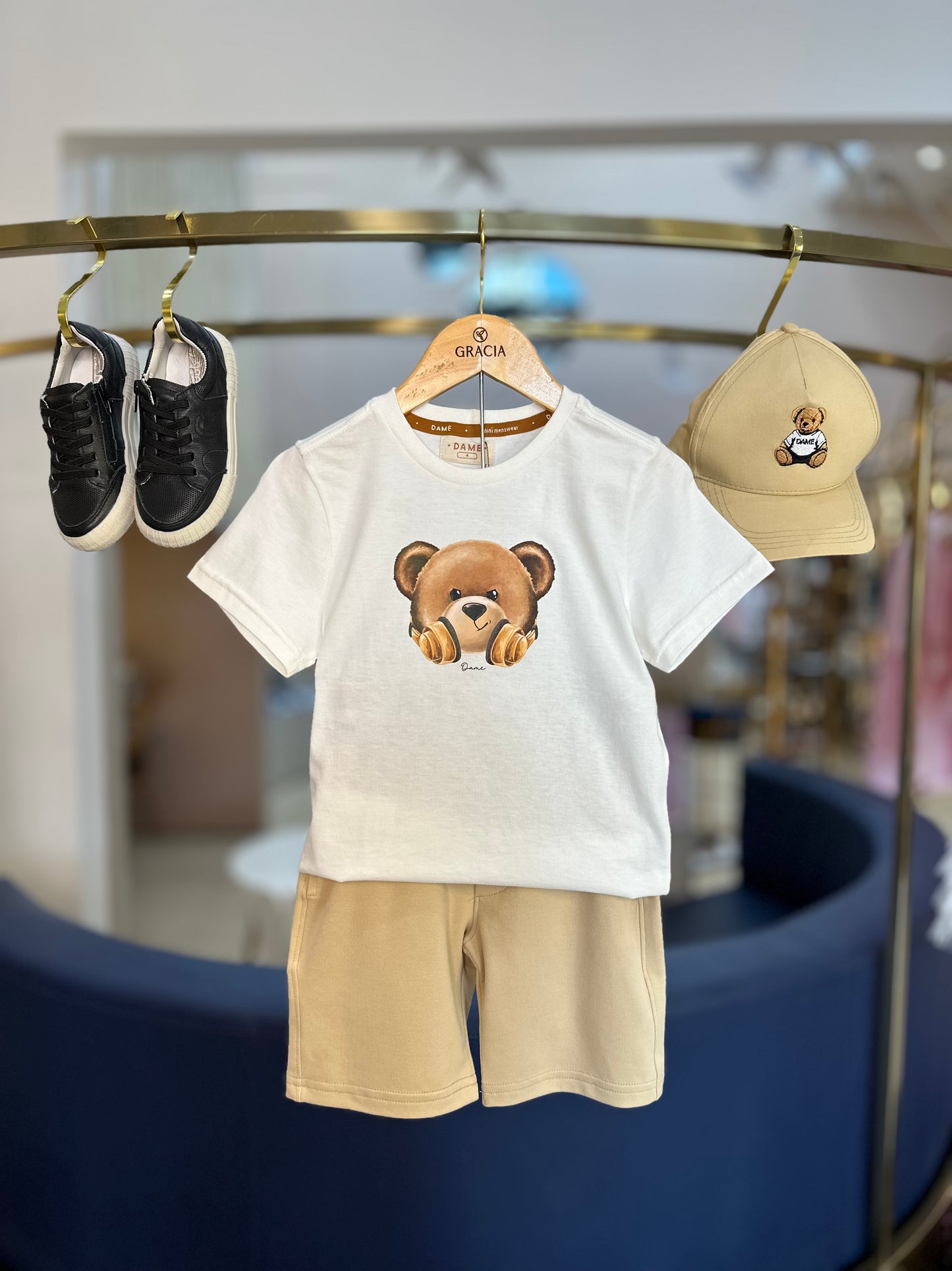 Boné Infantil Teddy Bege - Dame