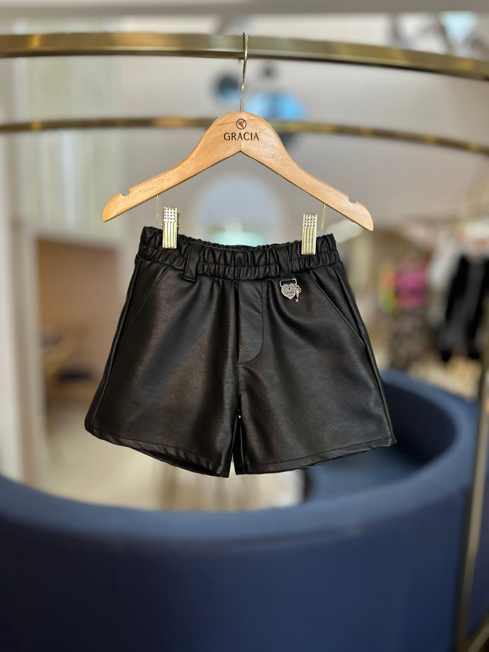 Conjunto Infantil Stitch e Xepa Blusa e Shorts Couro Tech - Animê