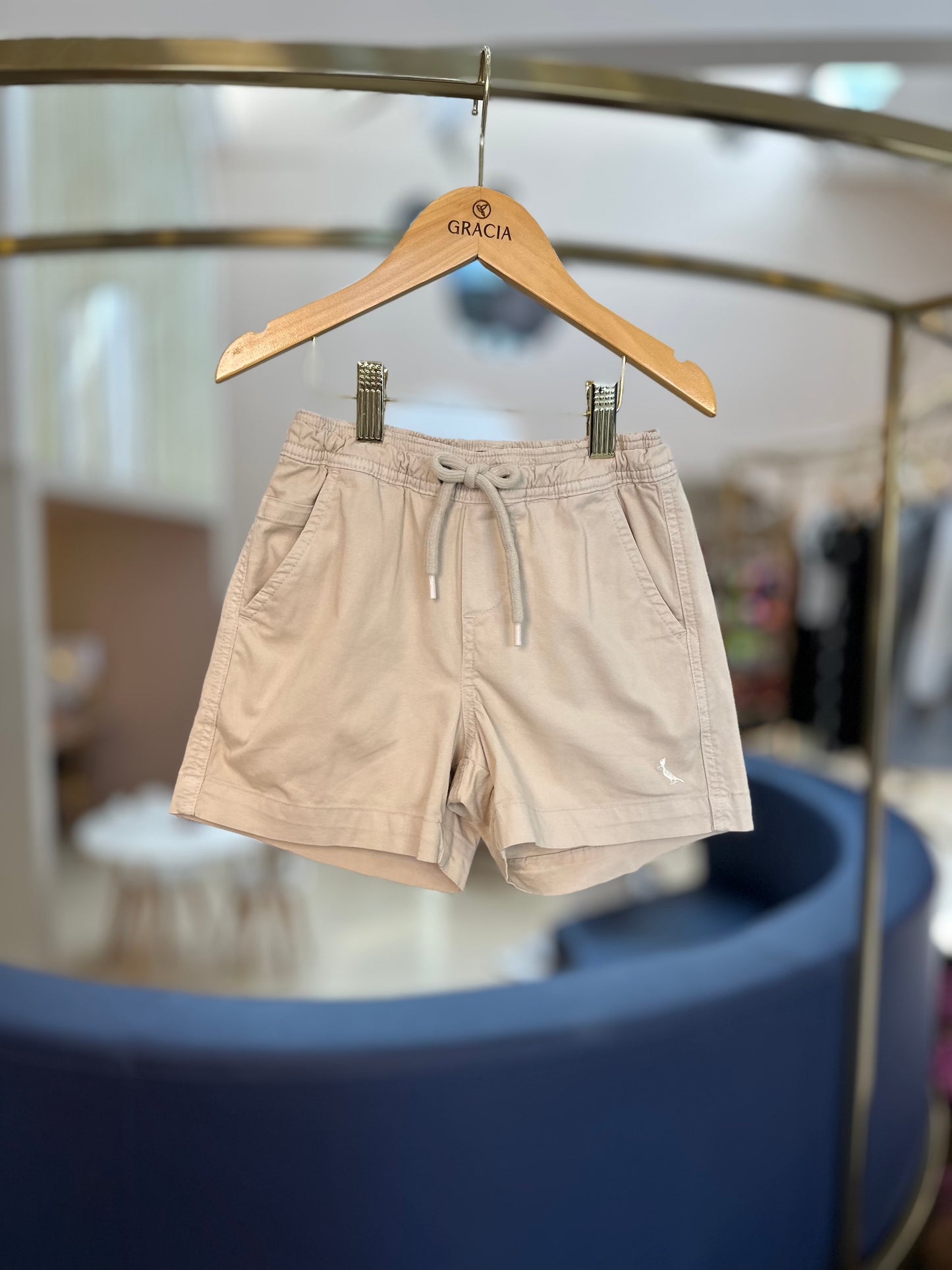 Shorts Infantil Estonado Cinza - Reserva Mini