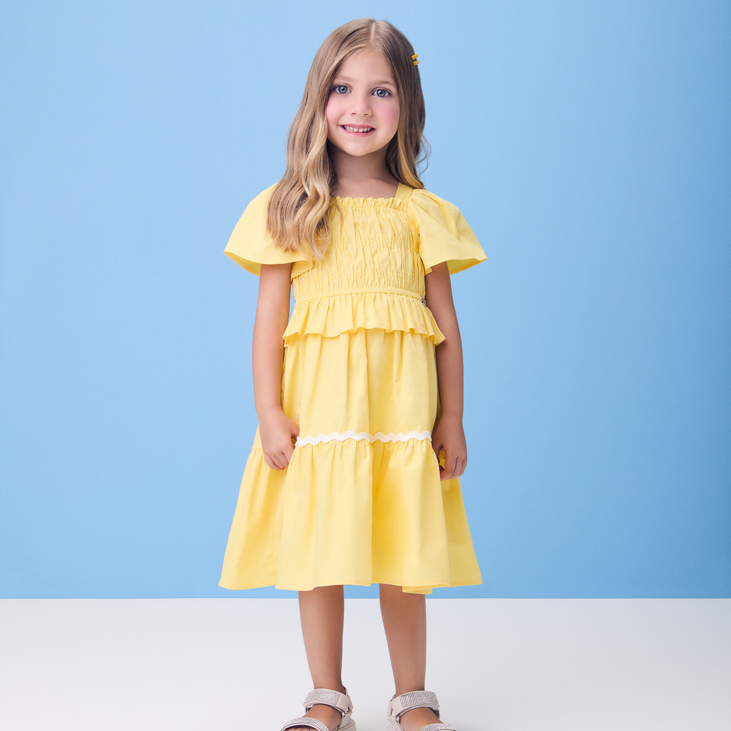Vestido Infantil Algodão Petit Sunny - Momi PRÉ-VENDA