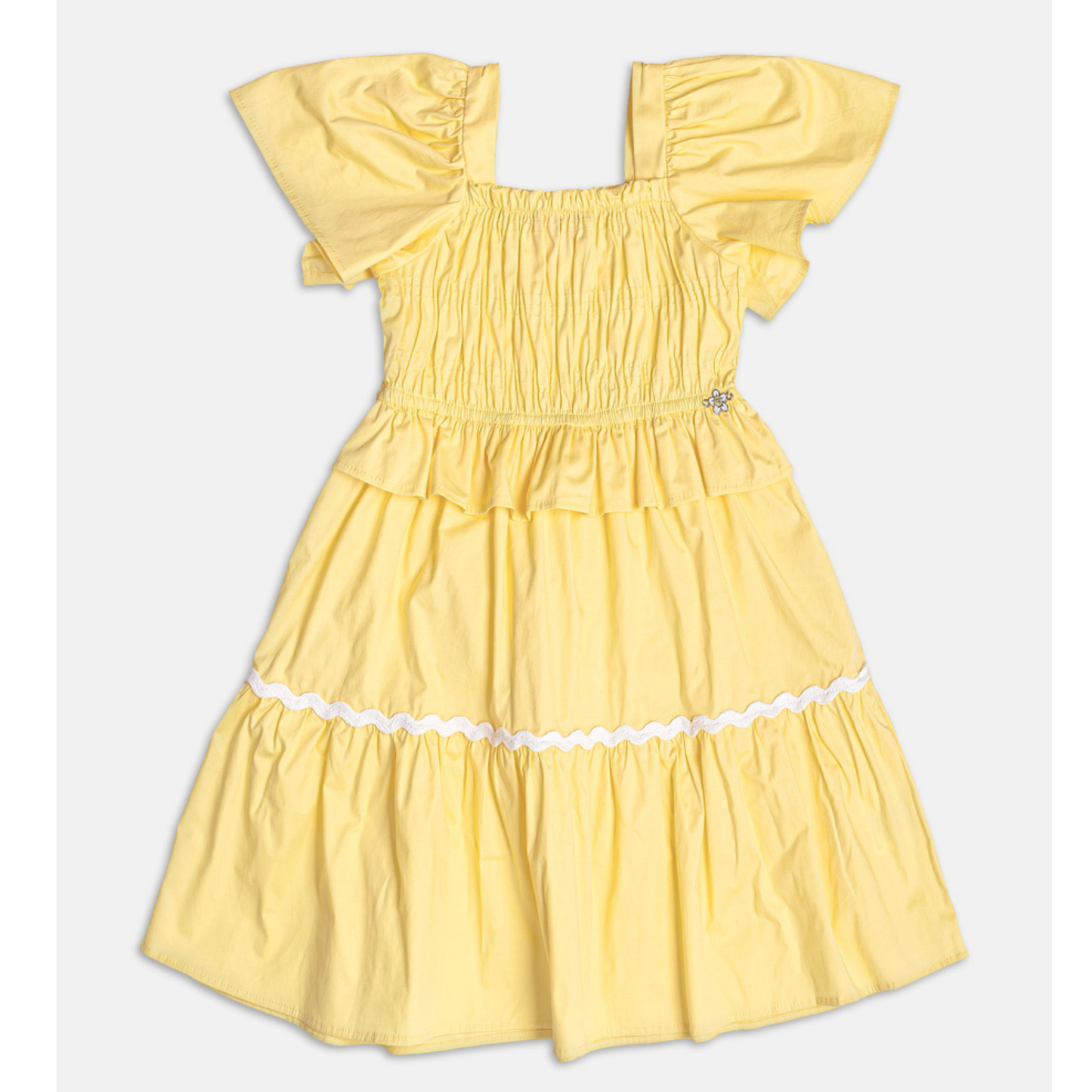 Vestido Infantil Algodão Petit Sunny - Momi PRÉ-VENDA