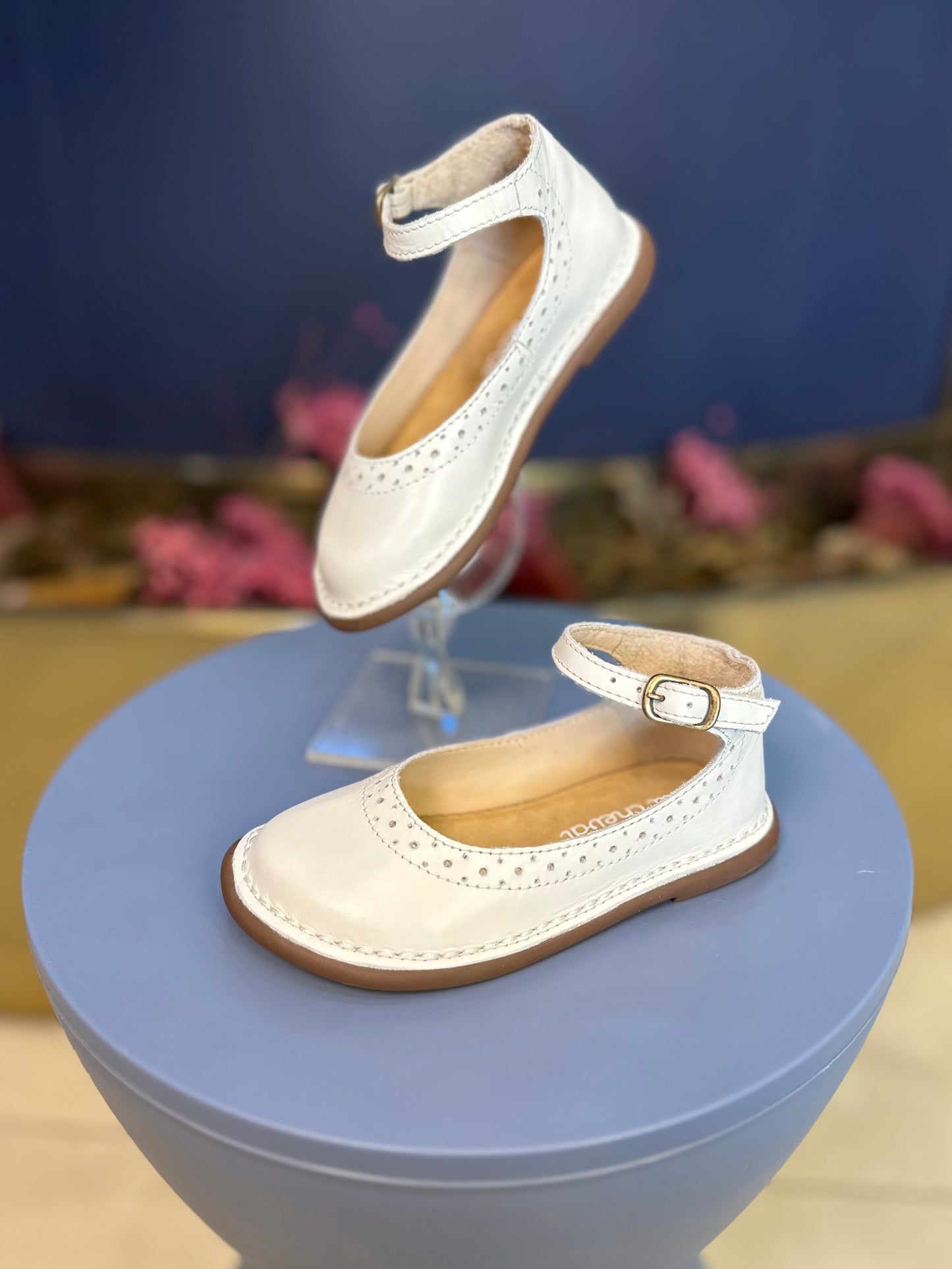 Sapato Infantil Patinete Branco - Petit Cheval