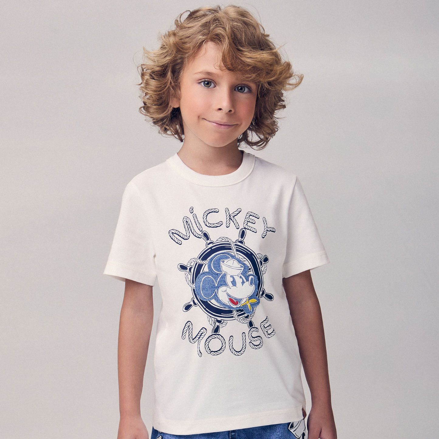 Camiseta Infantil Mickey Mouse Navy - Youccie