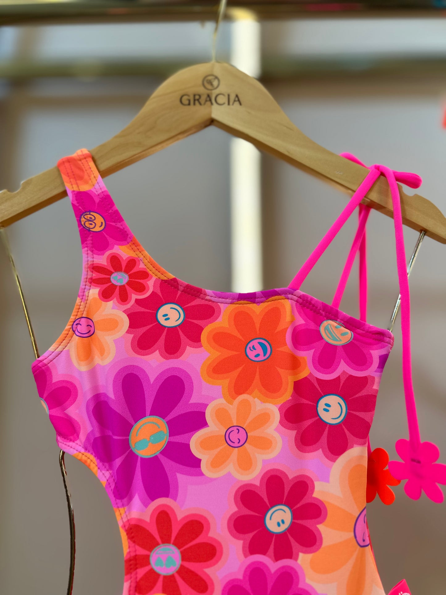 Maiô Infantil Laura Happy Flower - Siri Kids