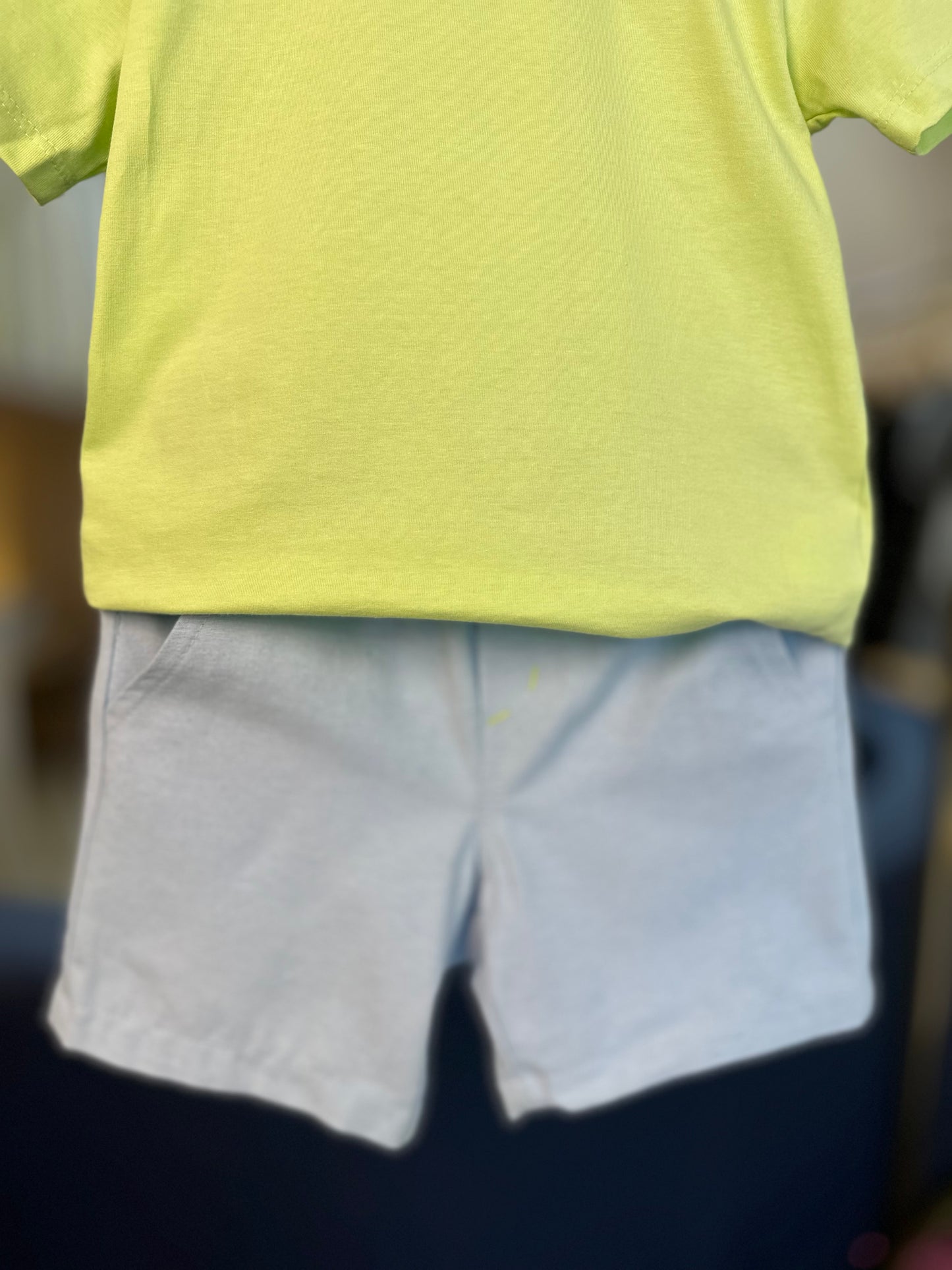 Conjunto Infantil Camiseta de Algodão e Bermuda de Sarja Ecológica - Beabá