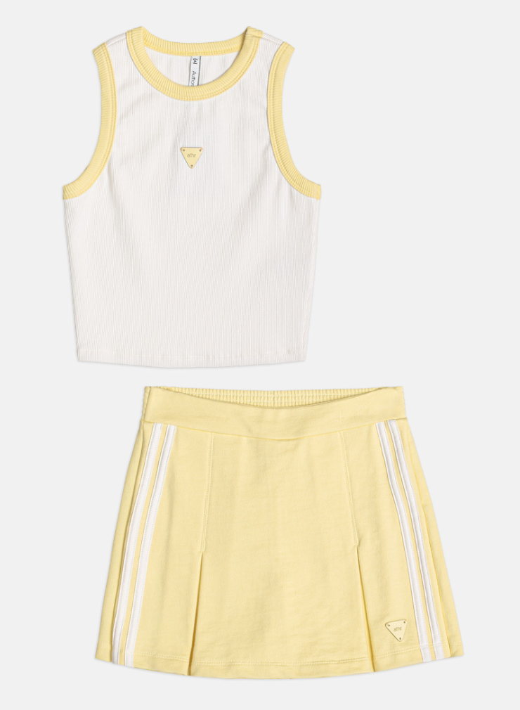 Conjunto Teen Regata e Short - Saia Pérola - Authoria