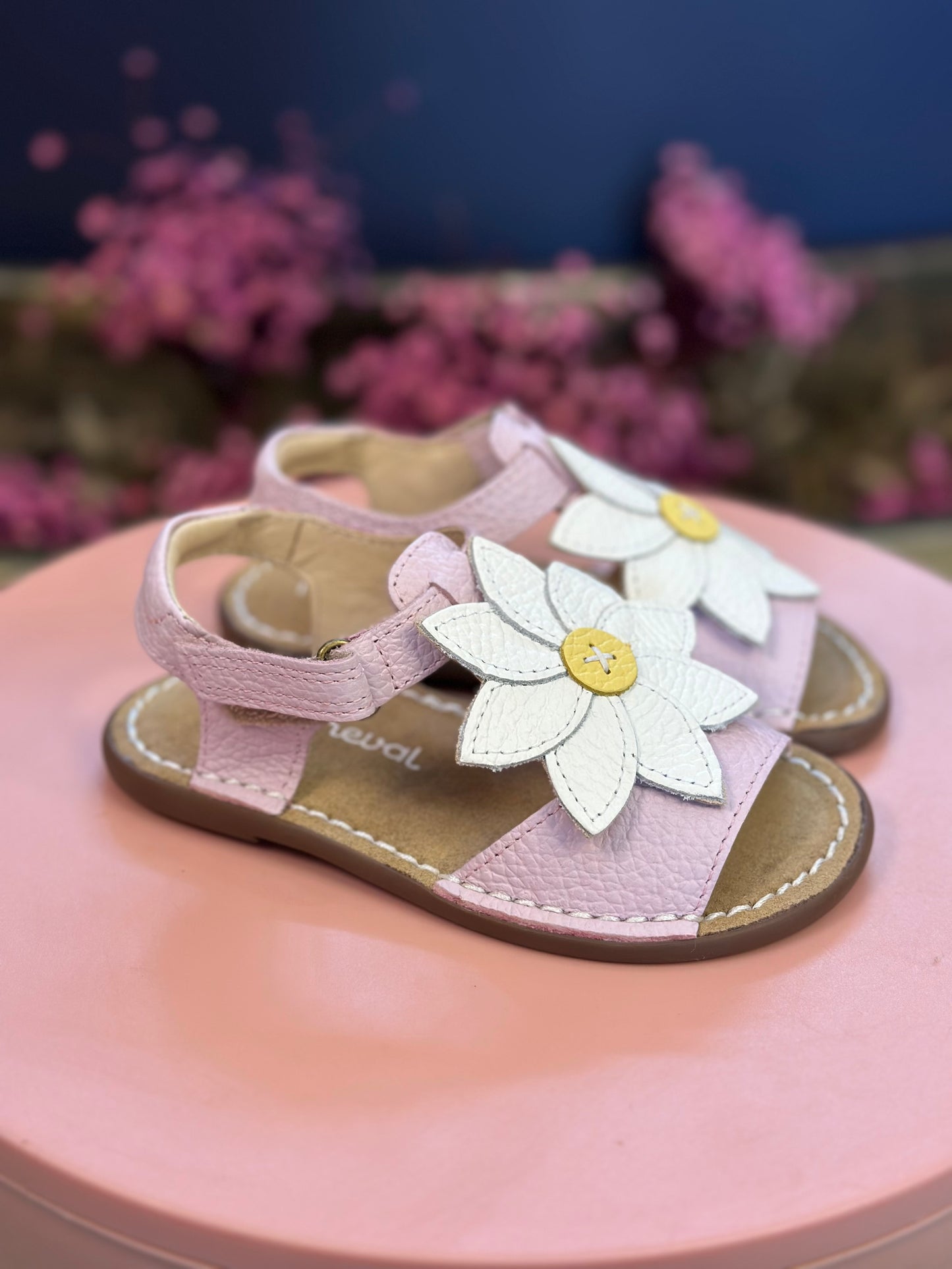 Sandália Infantil Carrossel Lilac/Flor Margarida - Petit Cheval