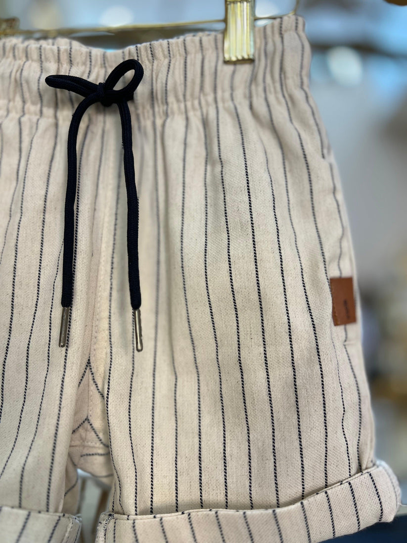 Conjunto Infantil T-Shirt Stitch e Bermuda Listrada - Youccie