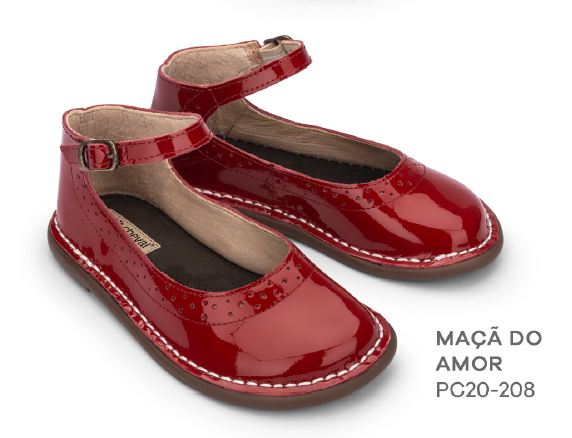 Sapato Infantil Patinete Maça do Amor - Petit Cheval