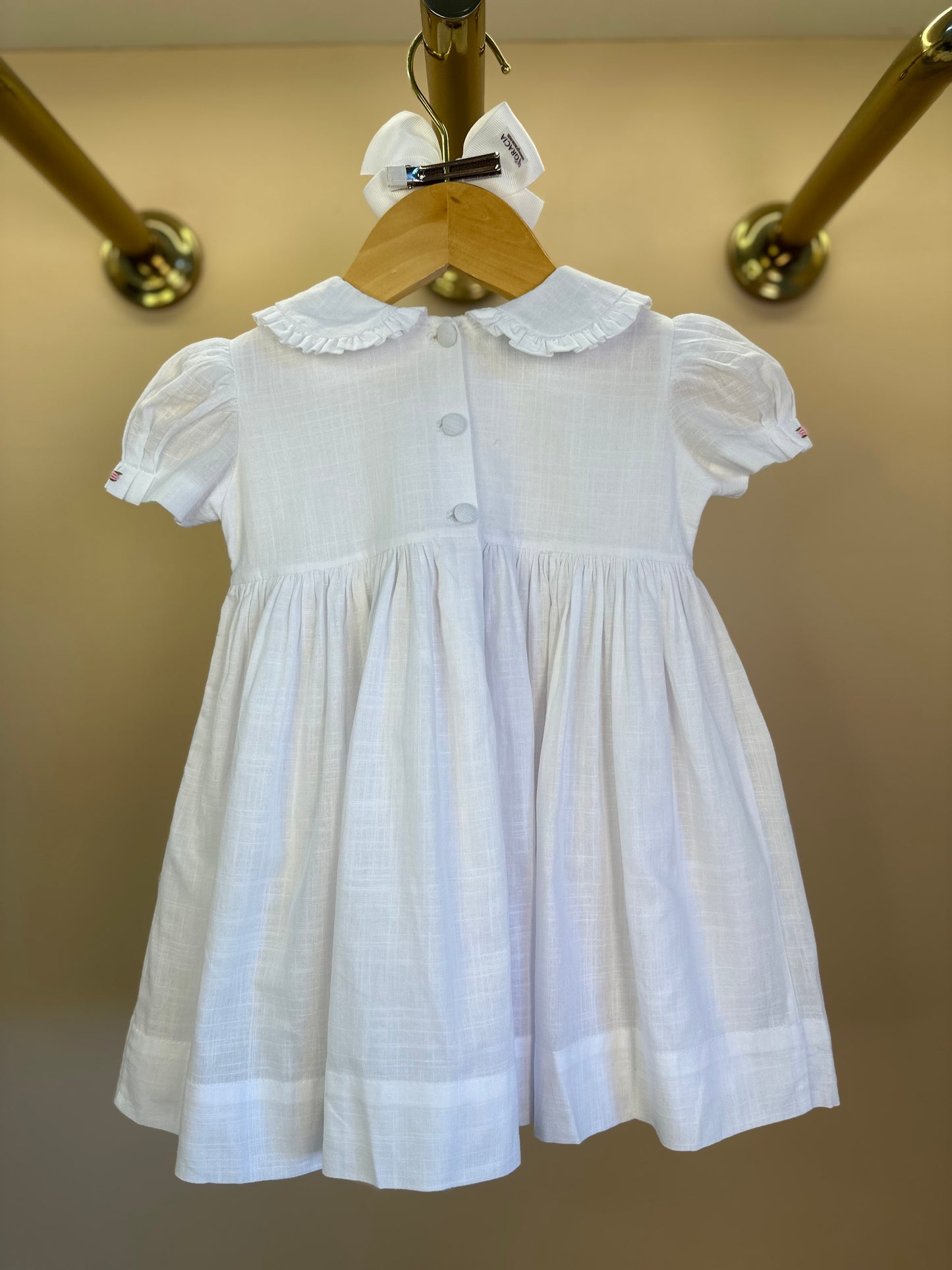 Vestido Bebê Daniela Branco - Gracia