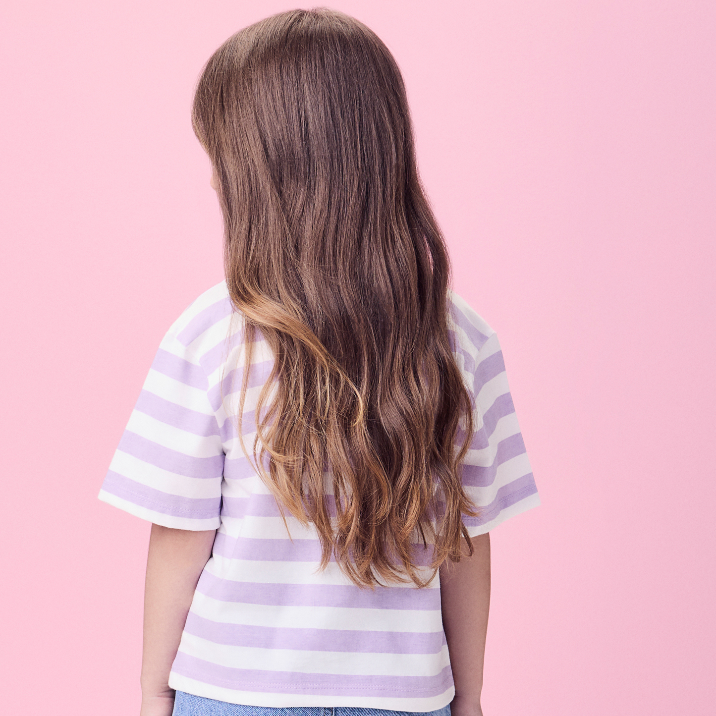 Blusa Infantil Kuromi Listrada Lilás - Momi