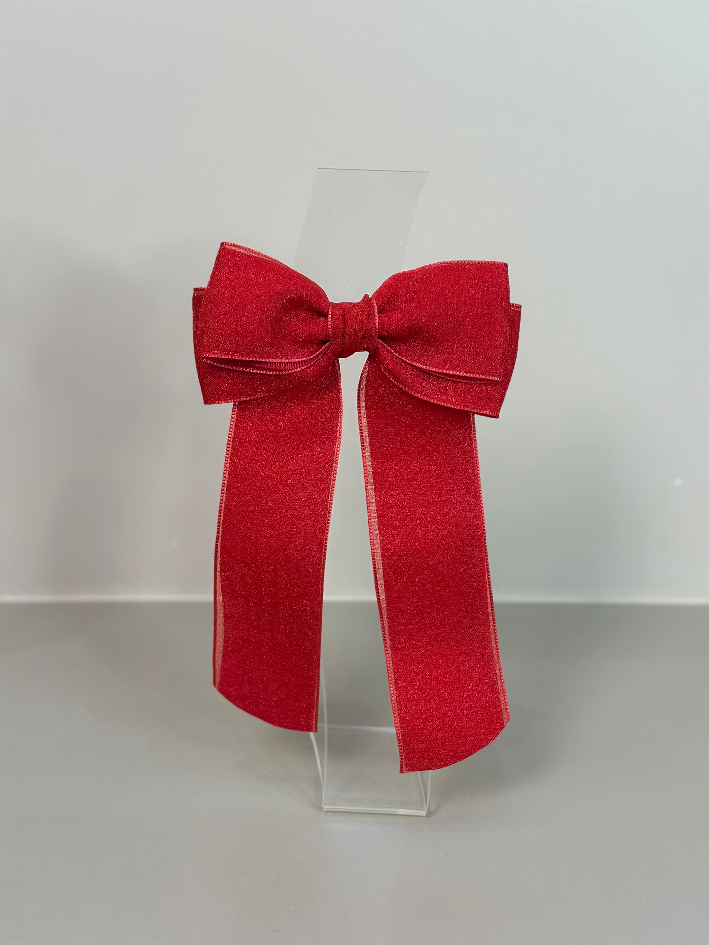 Laço Infantil Special Alongado Organza Red - Gracia