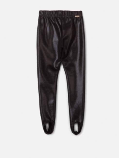Calça Infantil Montaria com Pezinho Preta - Animê