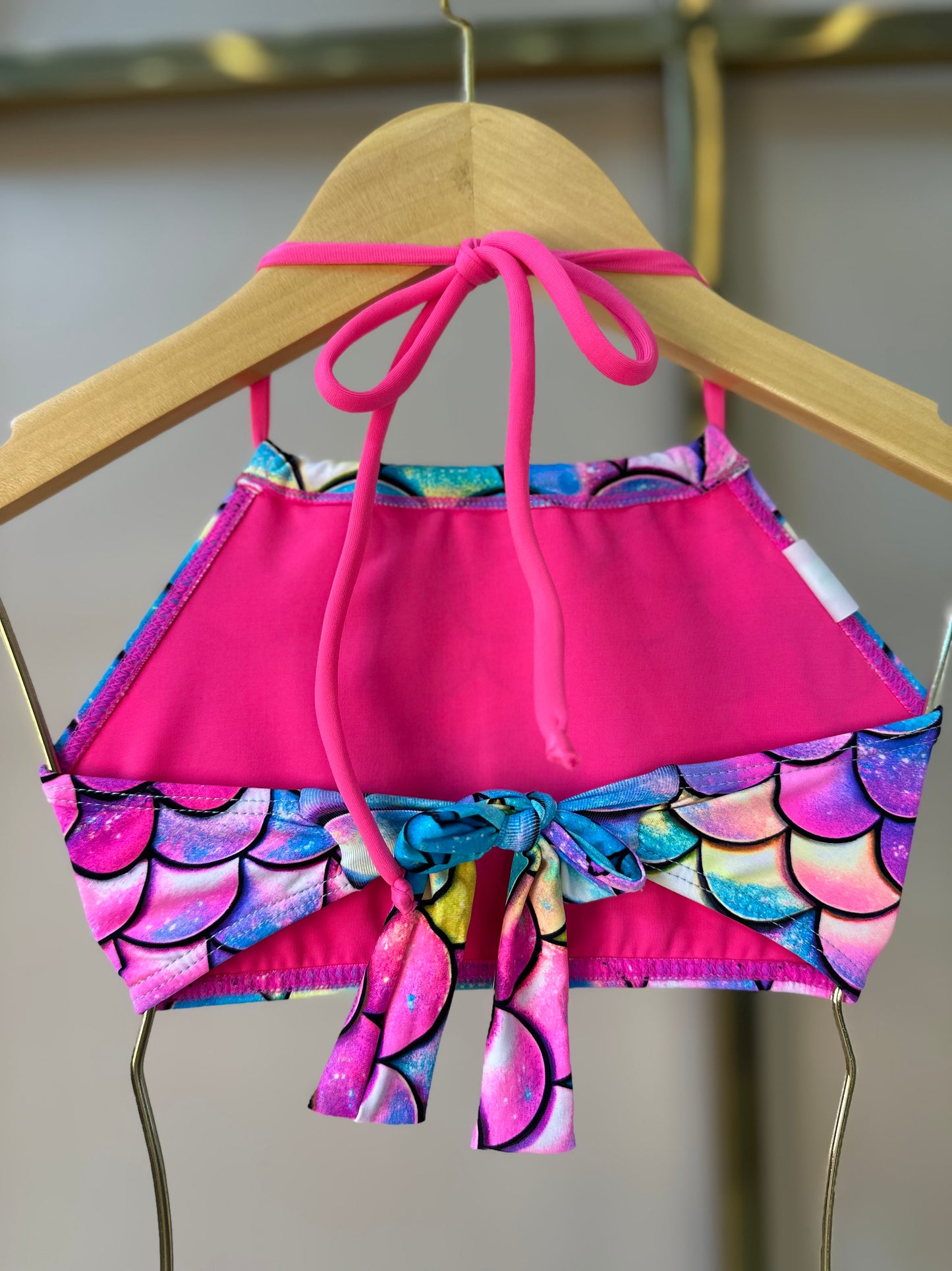 Biquíne Infantil Cropped Manu Mermaid - Siri Kids