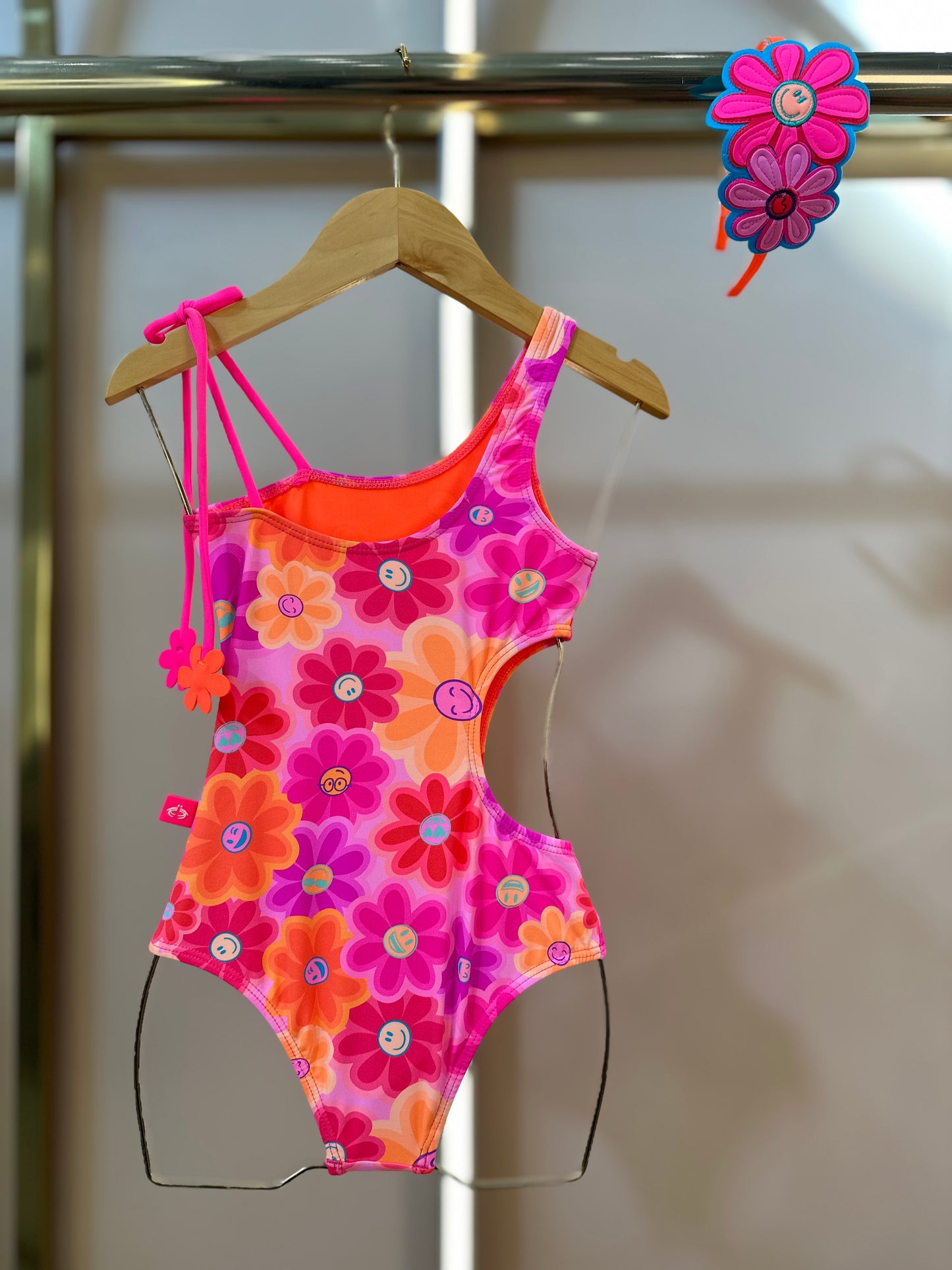 Maiô Infantil Laura Happy Flower - Siri Kids